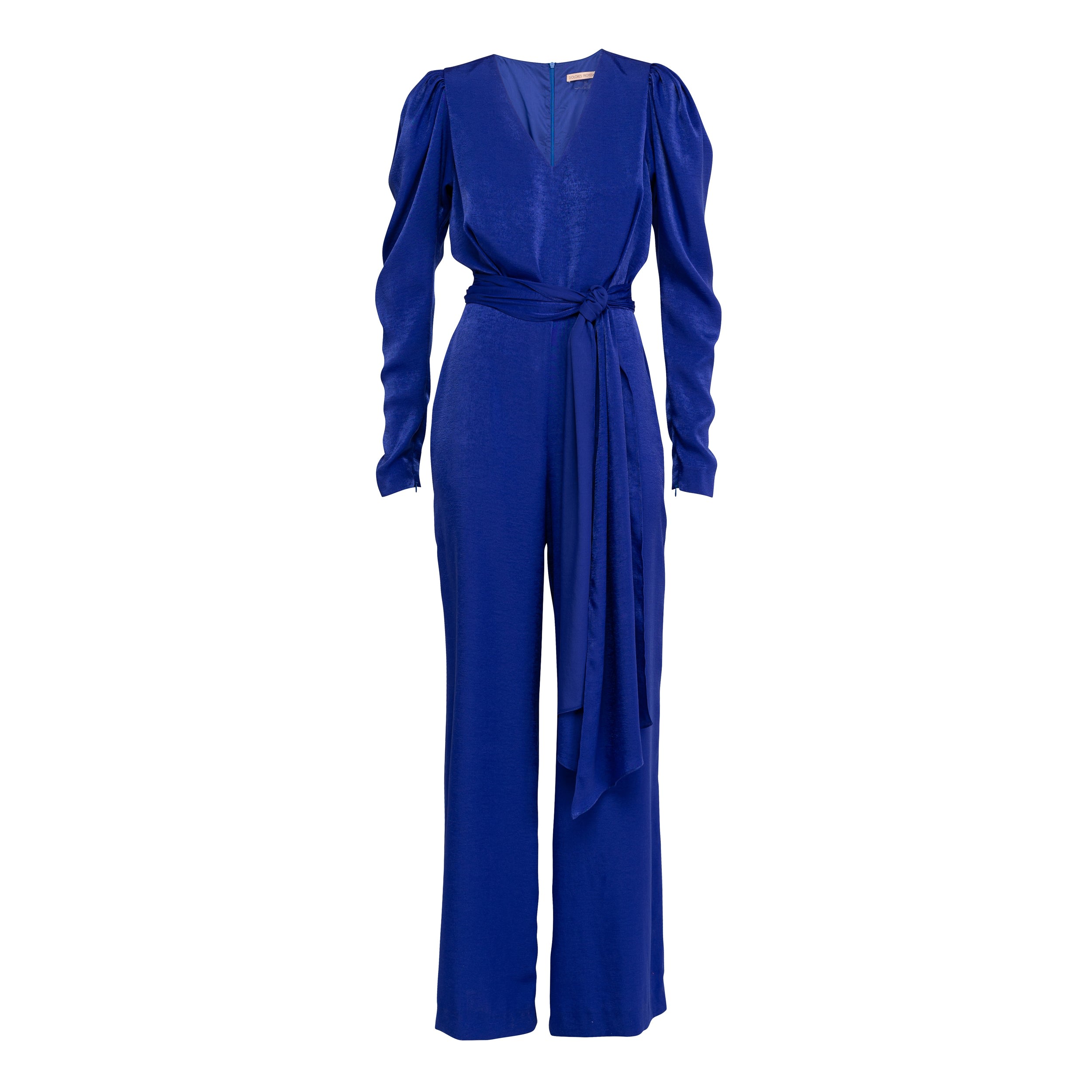 Women’s Klein Blue Satin Overall Small Dolores Promesas