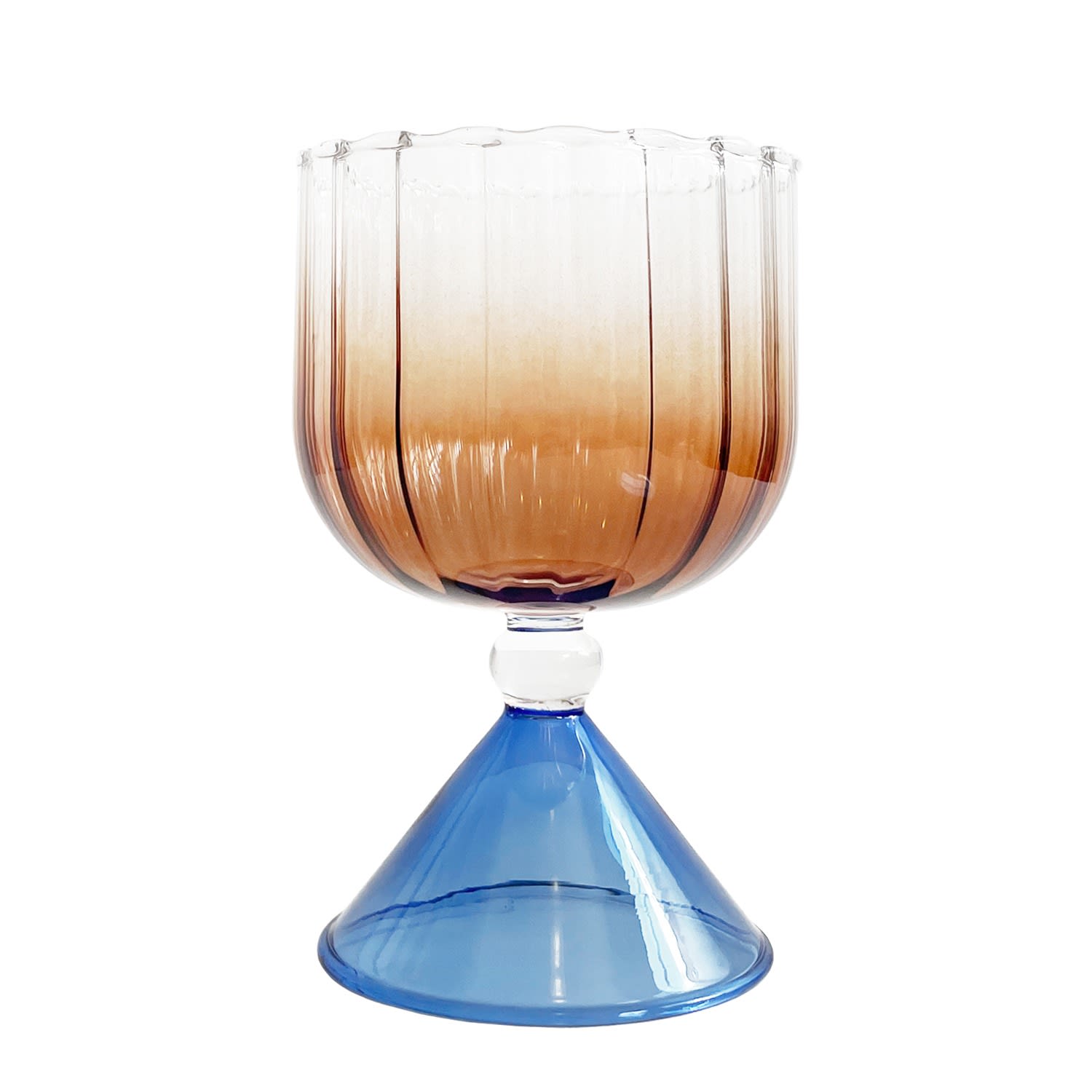 Green / Pink / Purple Gatsby Goblet Amber Lodore