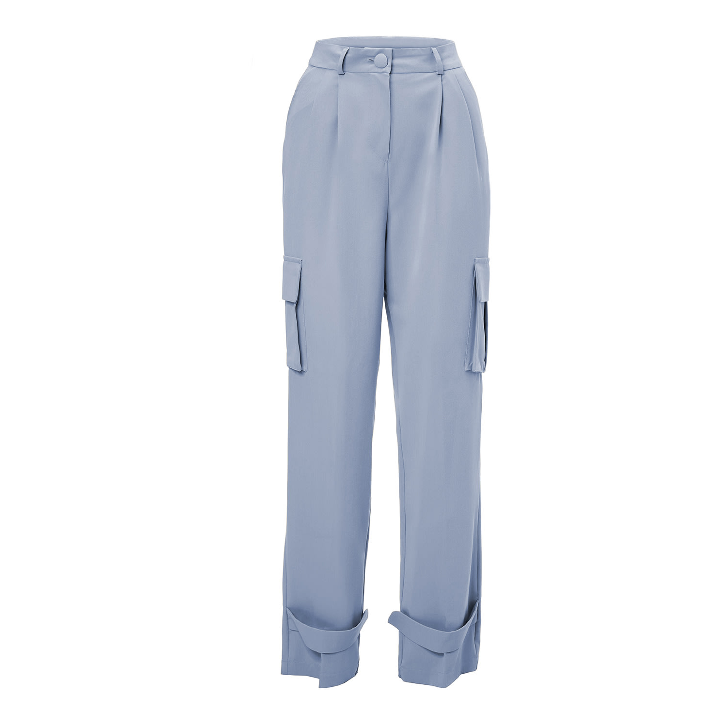 Women’s Grey Cargo Trousers Small Bluzat