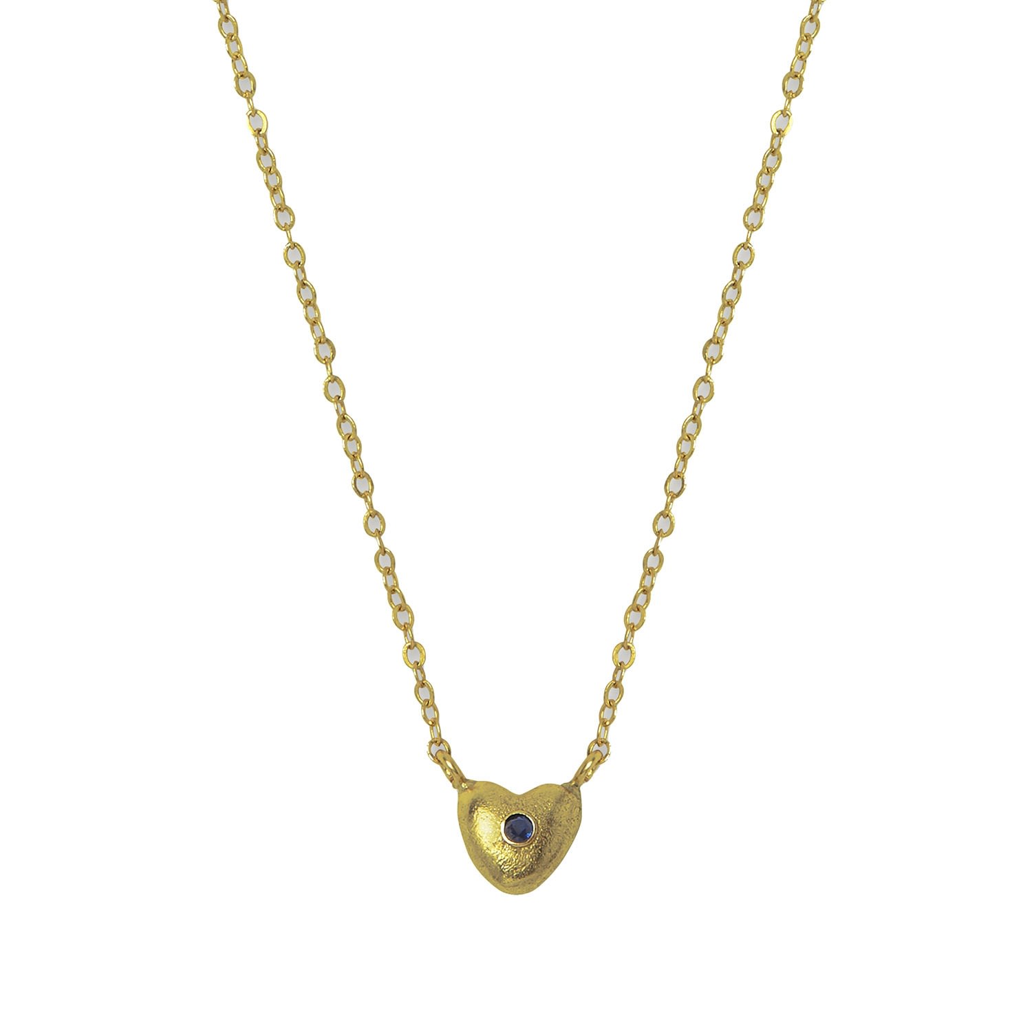 Women’s Gold Marina Heart Pendant Necklace Ottoman Hands