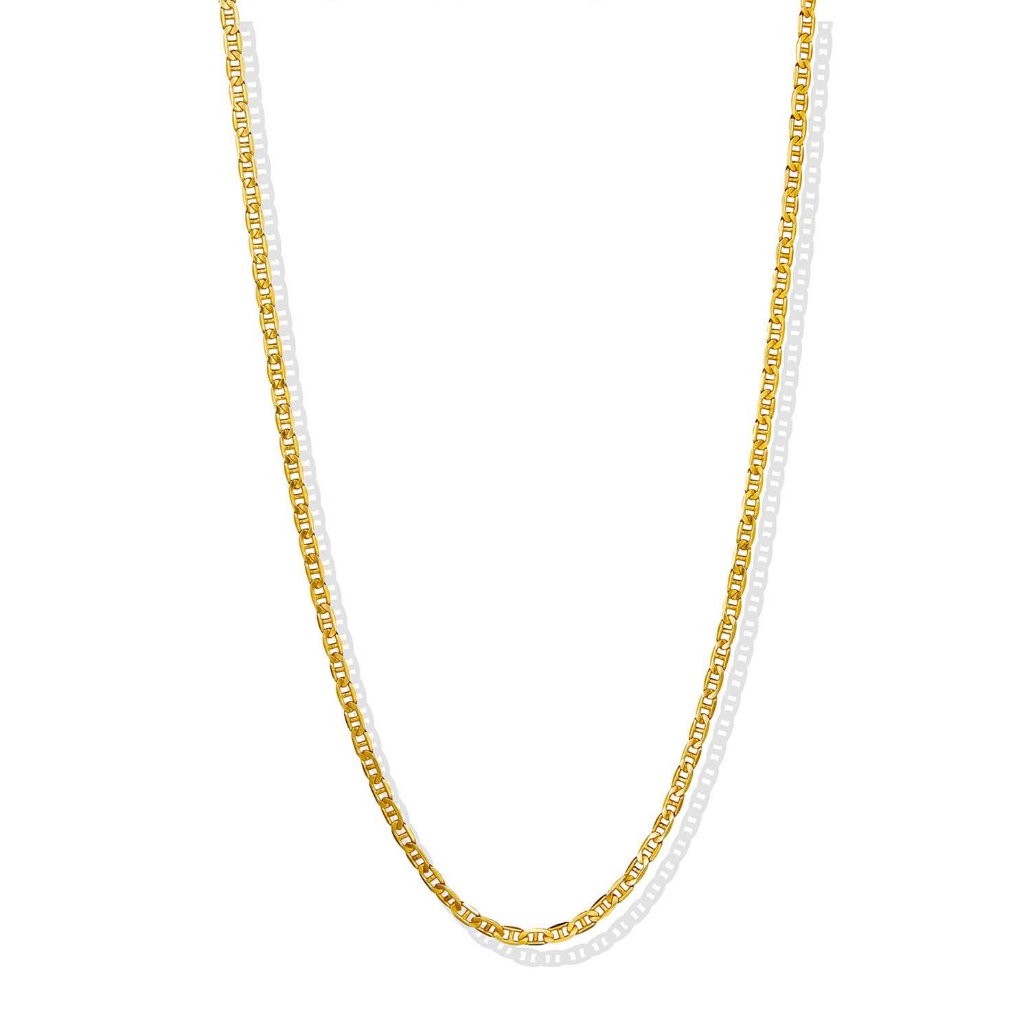 Women’s Baja Mariner Chain Necklace - 18K Gold Vermeil Lait & Lune