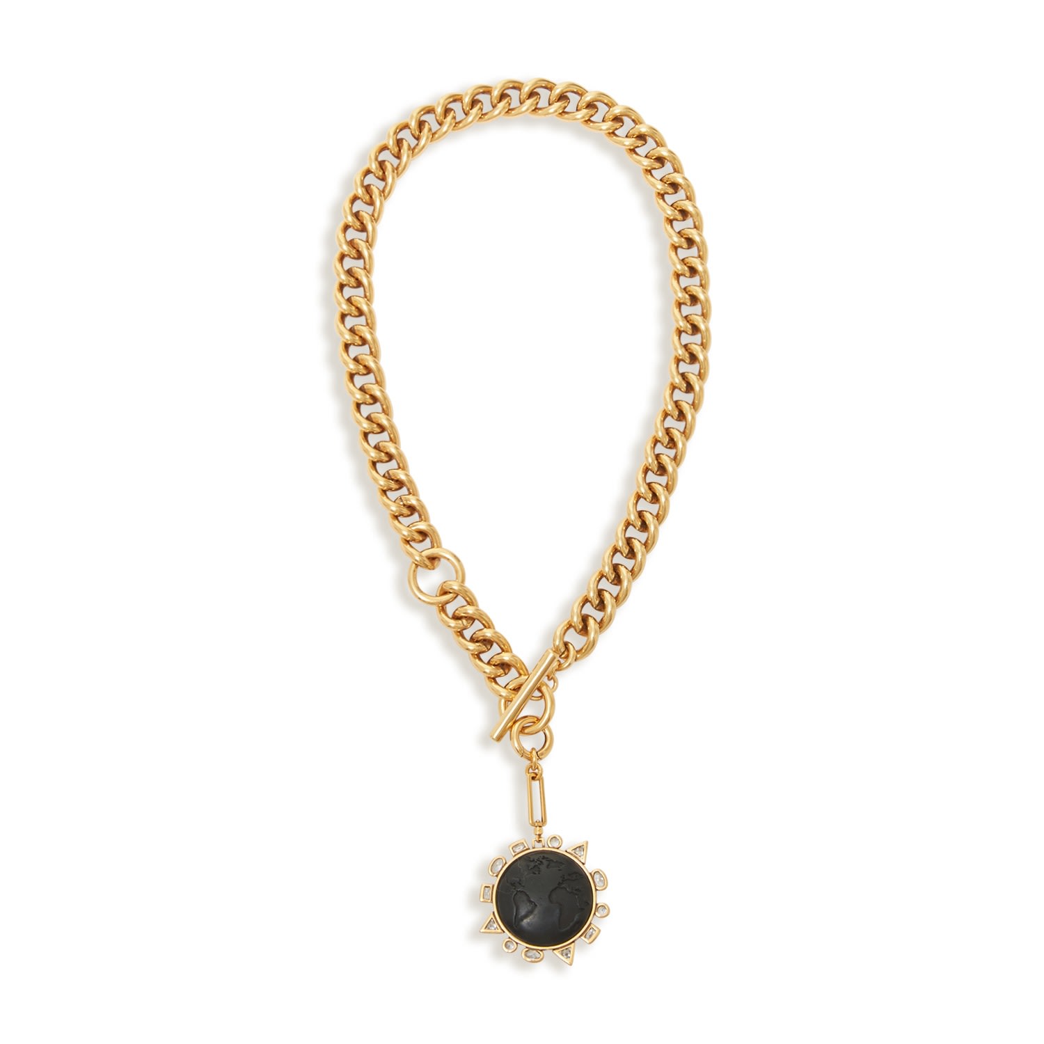 Women’s Gold / Black Odyssey Necklace Black Mignonne Gavigan