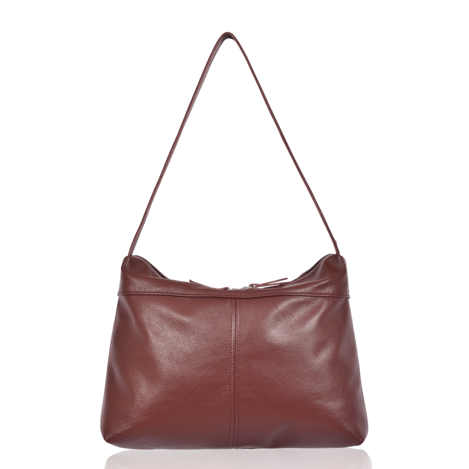 Women’s Red Leather Shoulder Bag Merlot Lizzie By Owen Barry