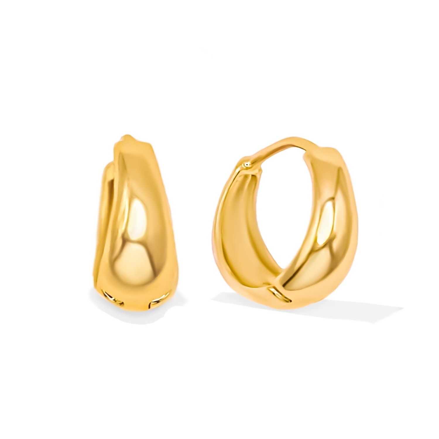 Women’s Stella Gold Filled Huggie Hoops Midori Jewelry Co.