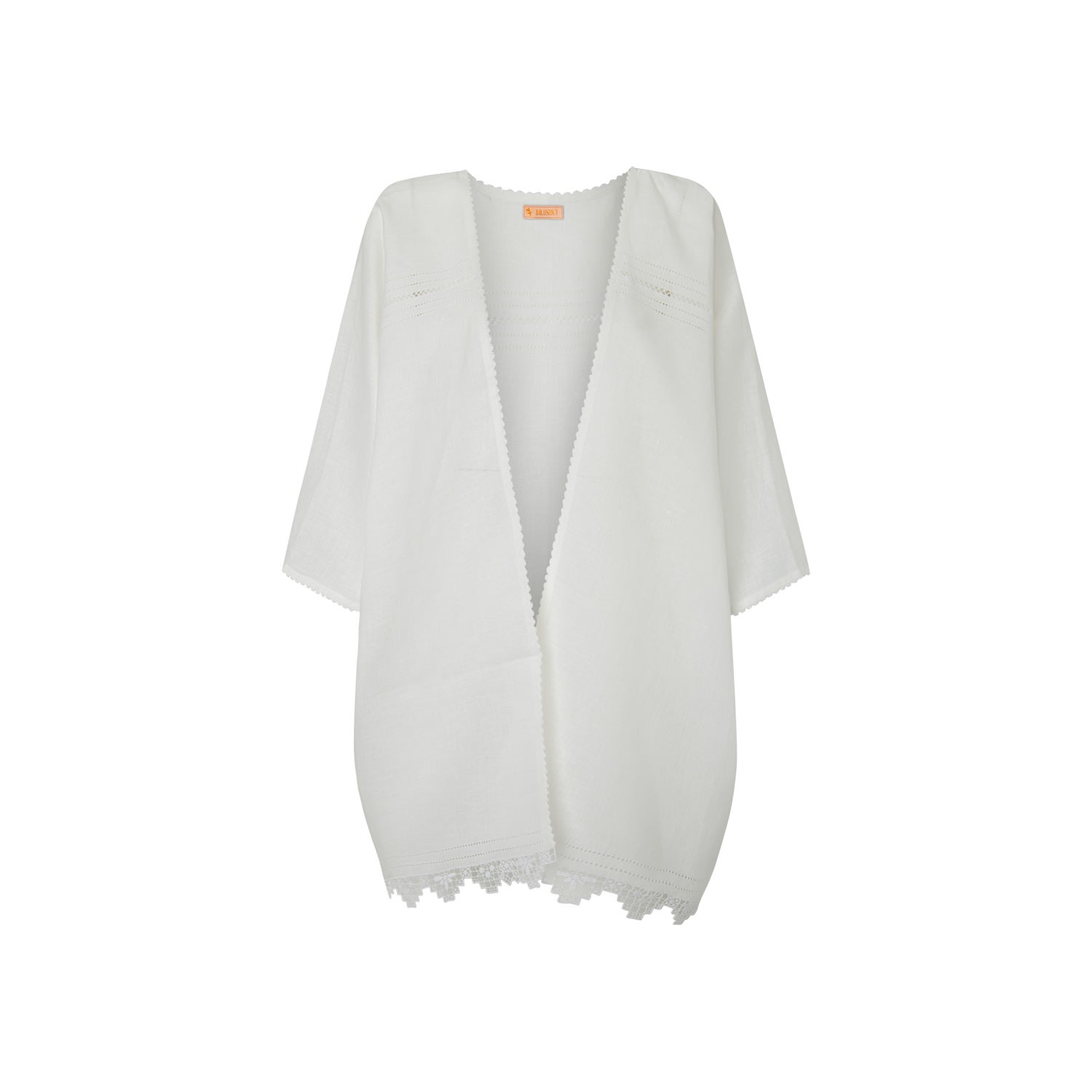 Women’s Yaroslavna Kimono In White One Size Balushka