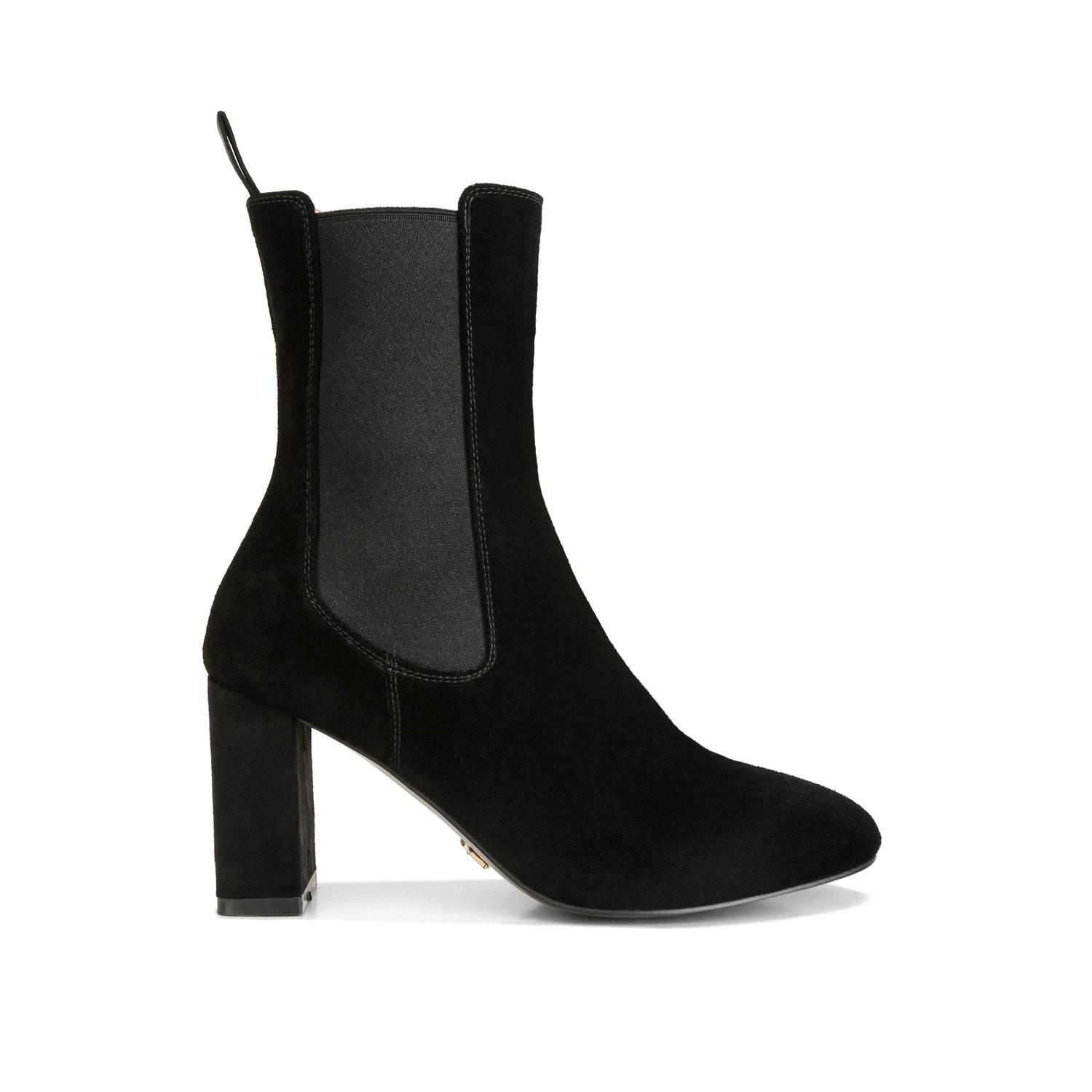 Women’s Gaven Suede High Ankle Chelsea Boots In Black 4 Uk Rag & Co.