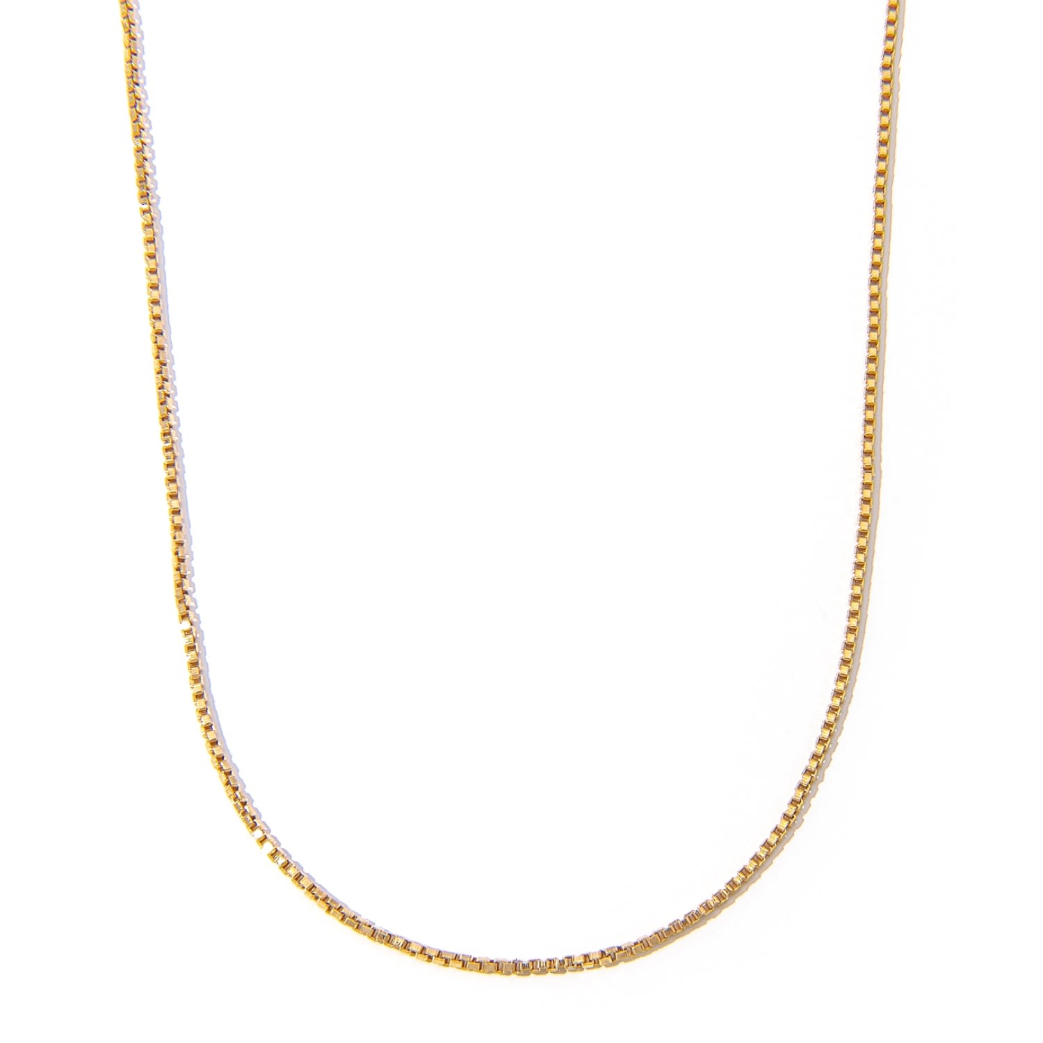 Women’s Gold Filled Sleek Box Chain The Essential Jewels