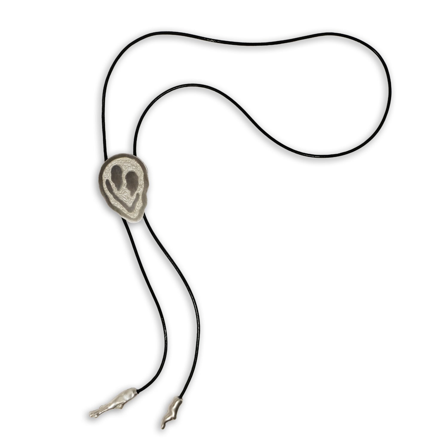 Women’s Silver Melting Trippi Face Bolo Tie Iona Hindmarch Bisset