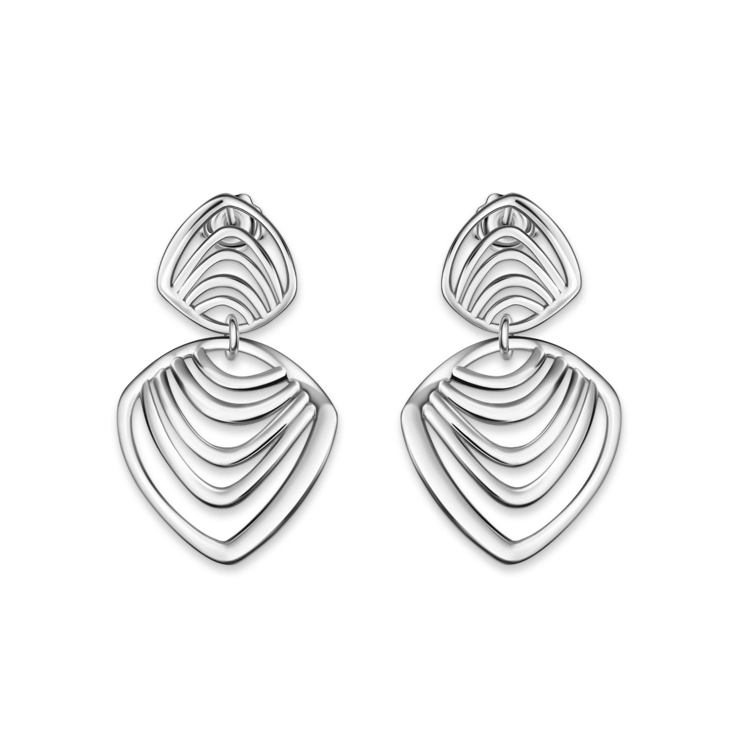 Women’s Double-Up Earrings - Silver Untamd