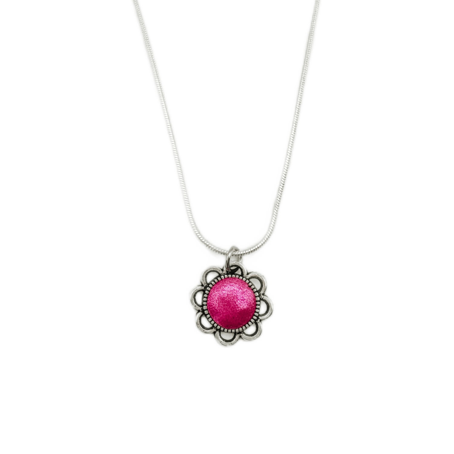 Women’s Pink / Purple Sterling Silver Bloom Necklace Babaloo Jewelry