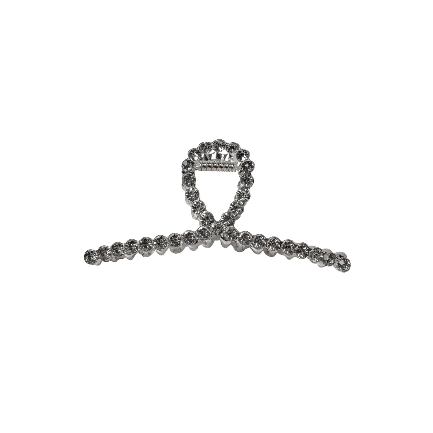 Women’s Silver Embellished Claw Clip Incantevole Milano