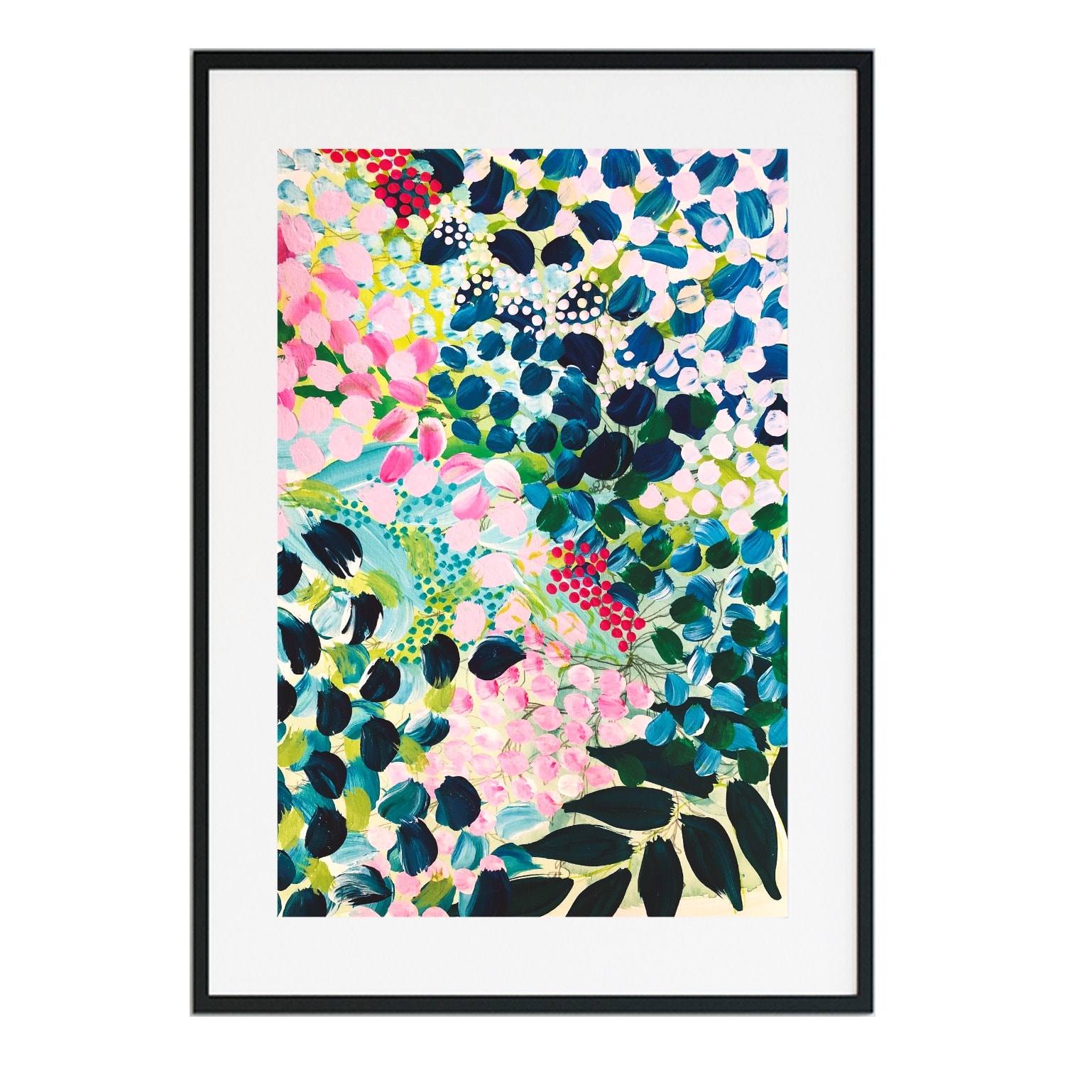 Wild Flowers - Abstract Floral Print Jessica Slack Studio