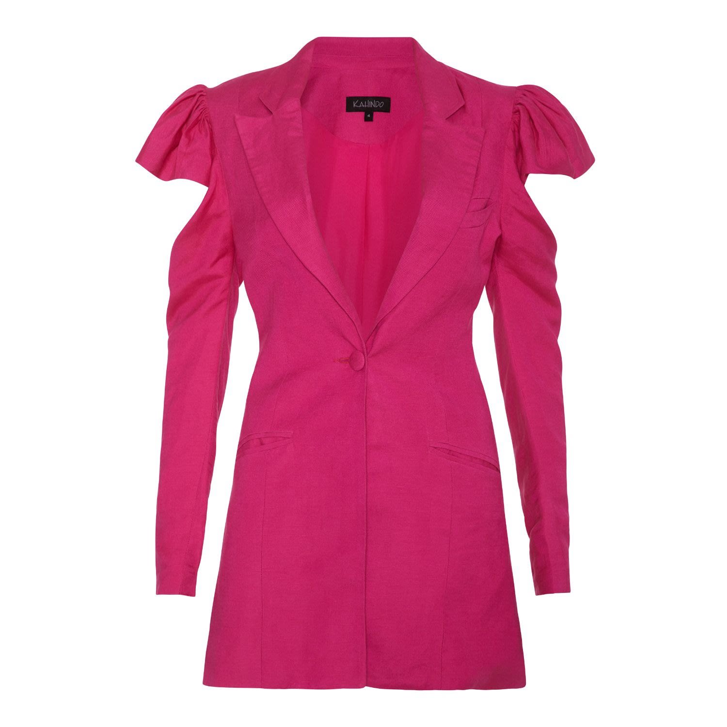 Pink / Purple Pink Abbe Tuxedo Jacket Medium Kahindo