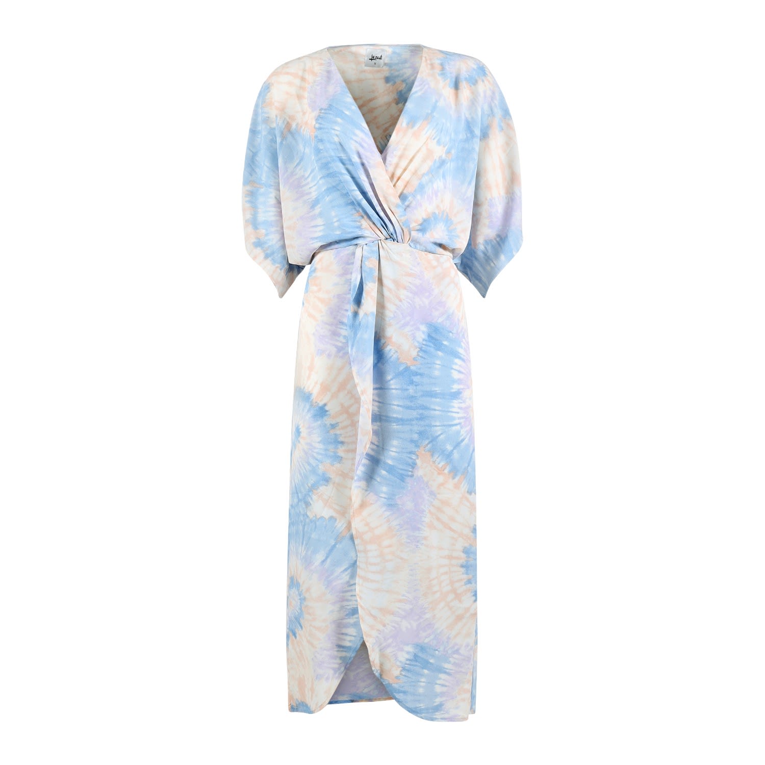 Women’s Joey Maxi Dress - Ice Blue Tie Dye Small Lezat