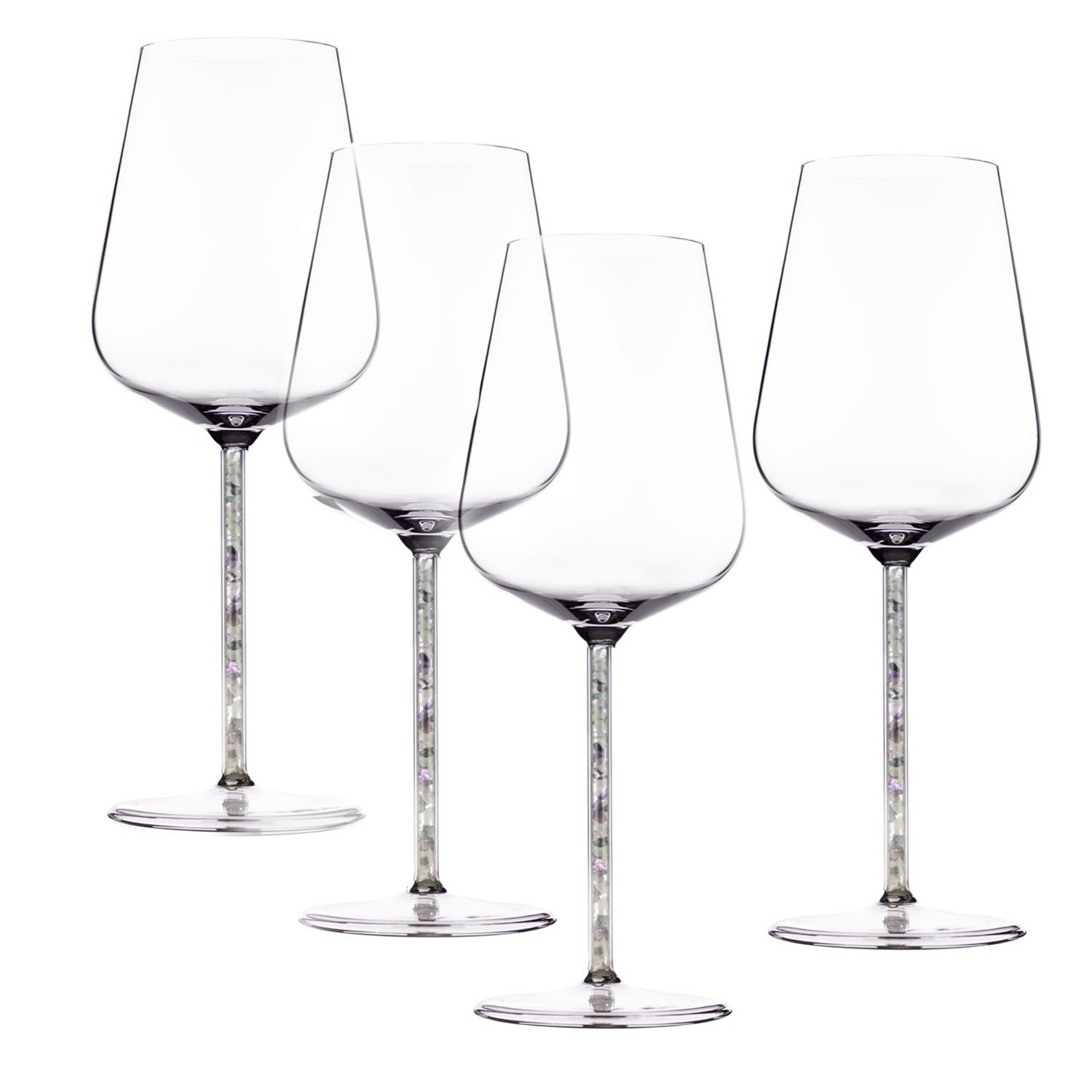 Prism Crystal - Stemmed Wine Glasses - Four Piece Greatfool