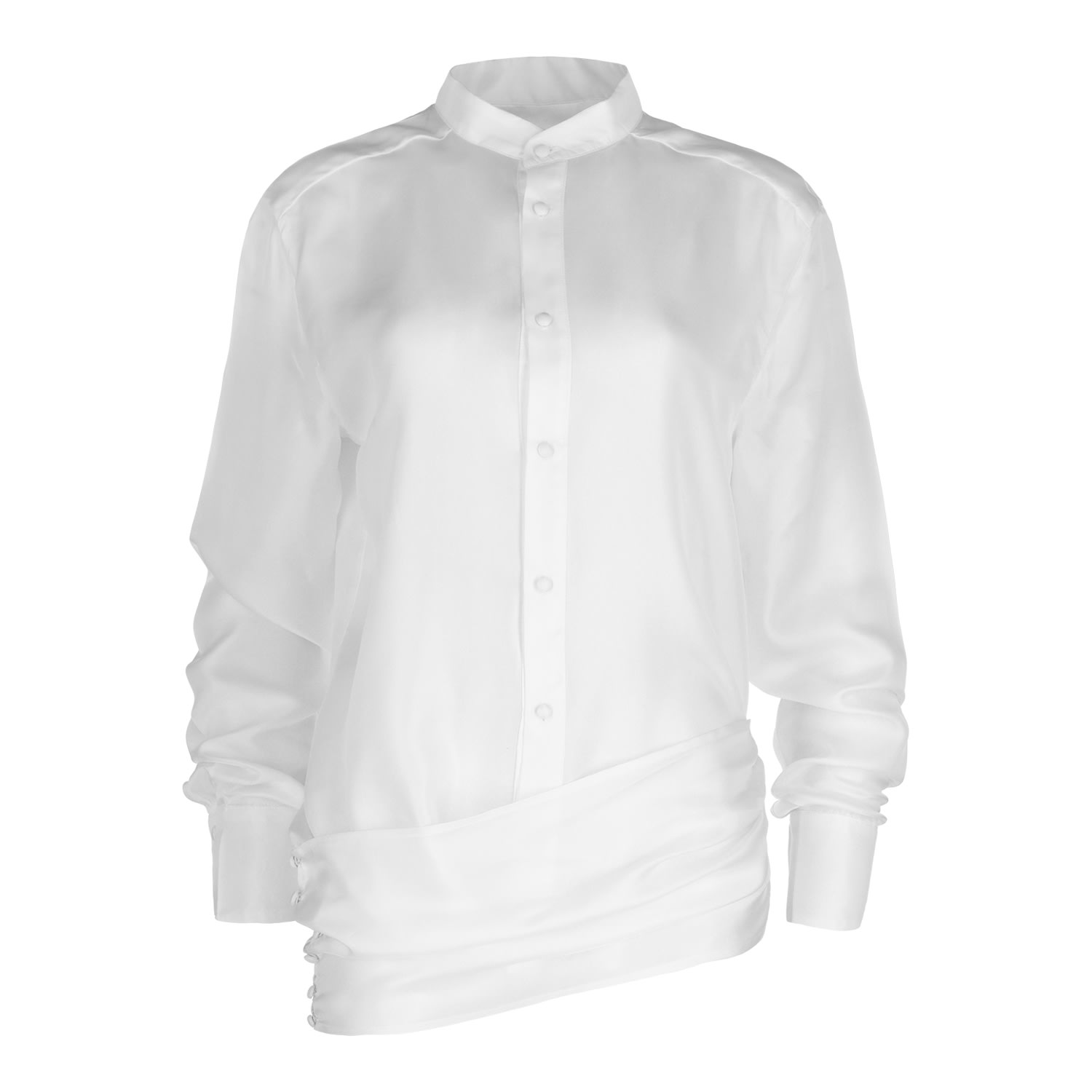 Men’s White Ria Banda Shirt M/L Alejandro Carlin