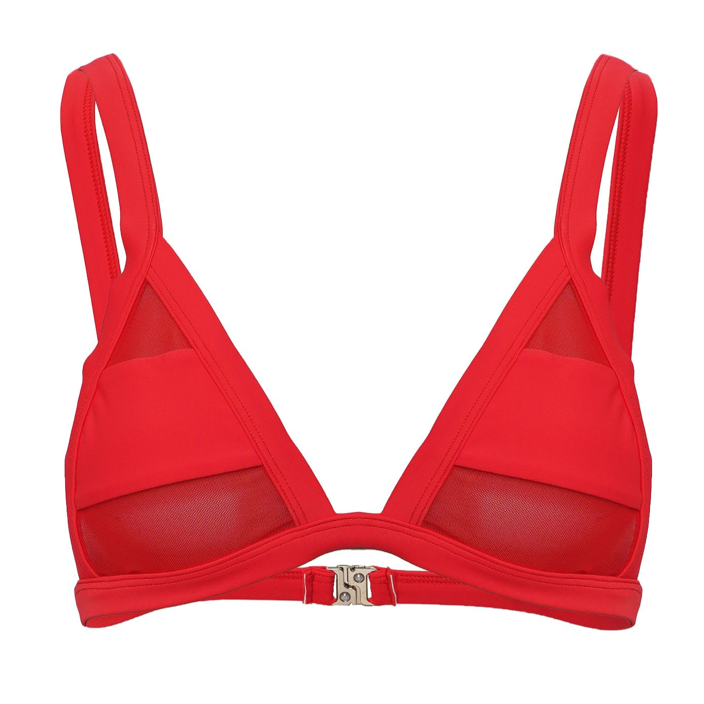 Women’s Fierce Red Bikini Top Small La Michaux