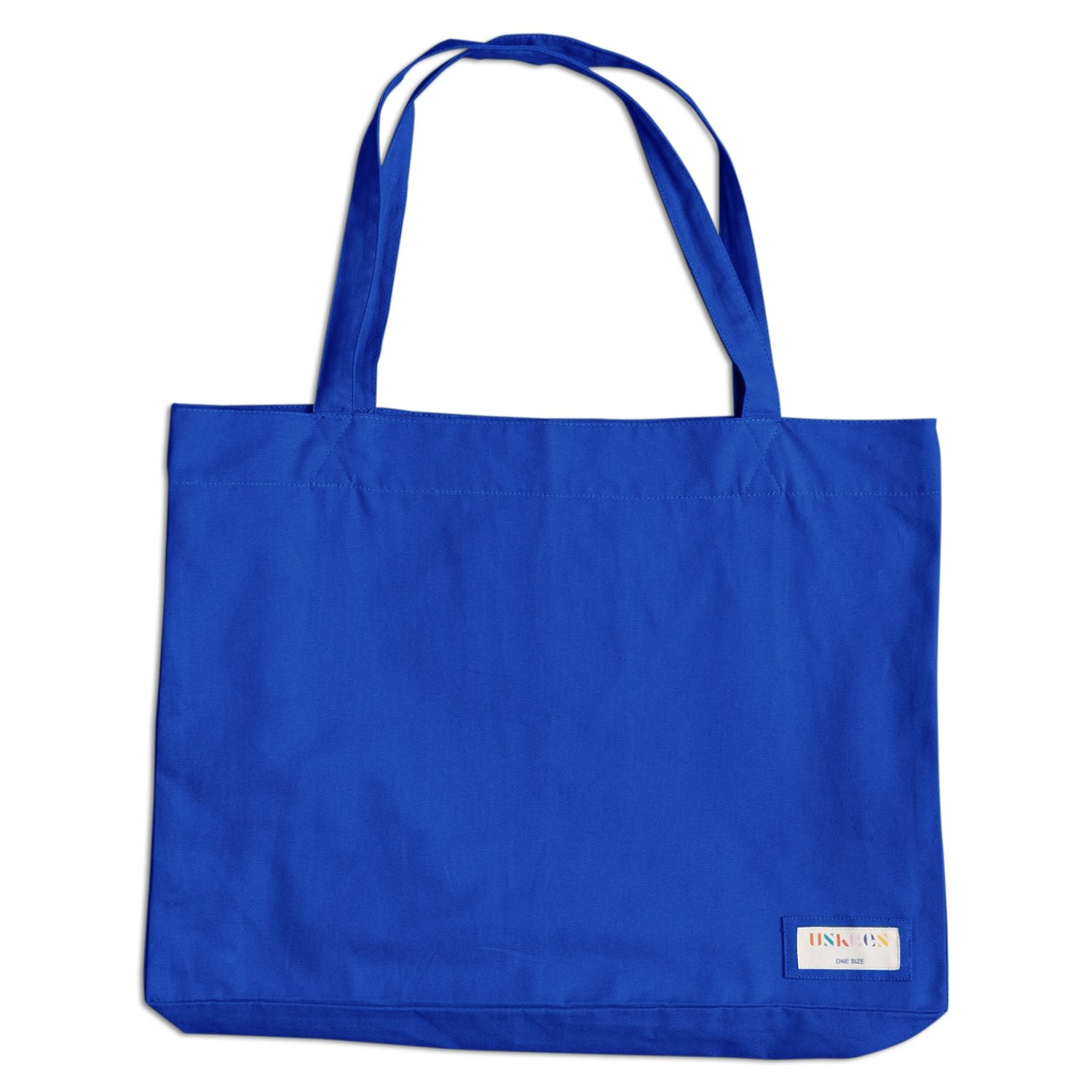 Men’s The 4001 Large Organic Tote Bag - Ultra Blue One Size Uskees