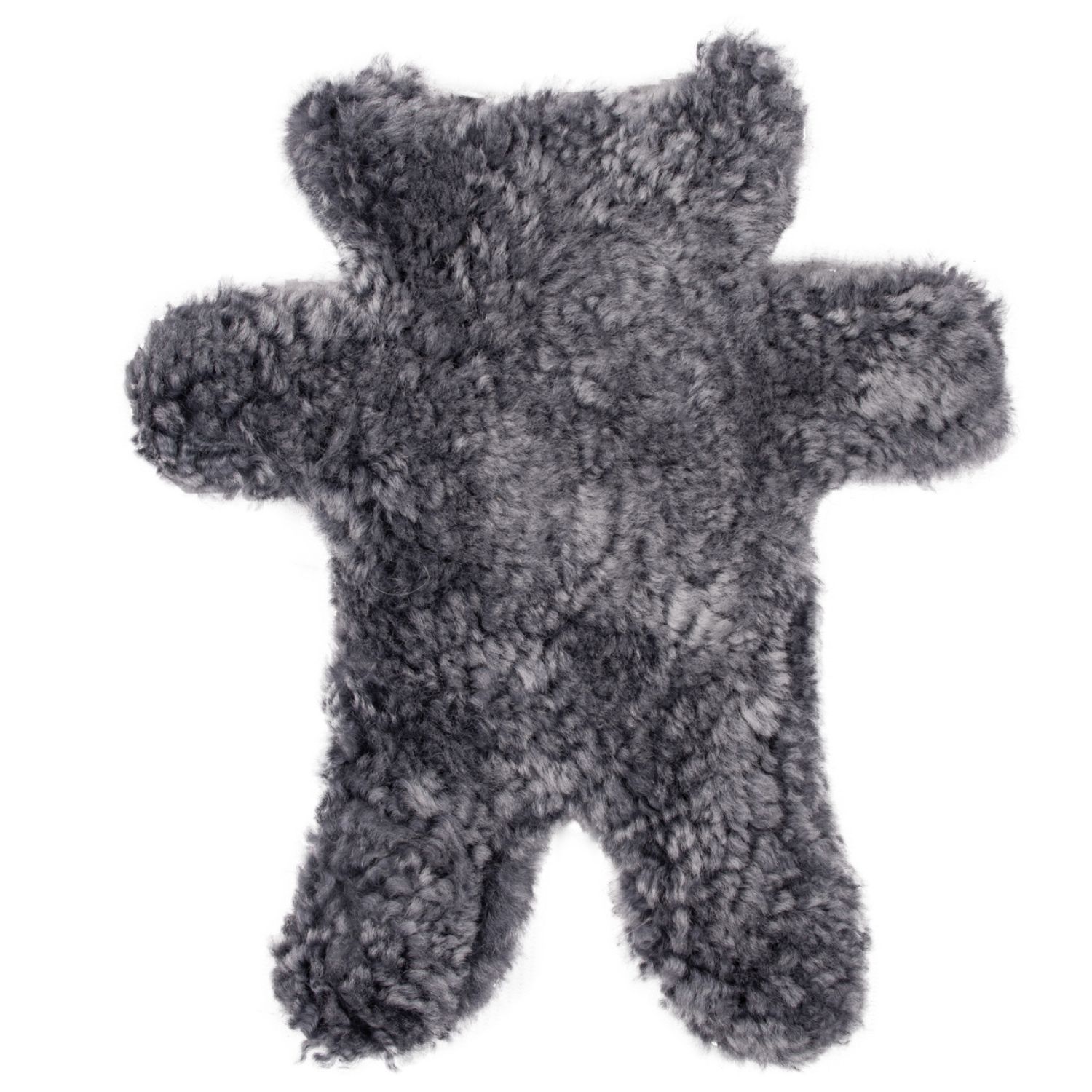 Sheepskin Hot Water Bottle Cover Flat Eric Jr. - Swedish Silvergrey Owen Barry