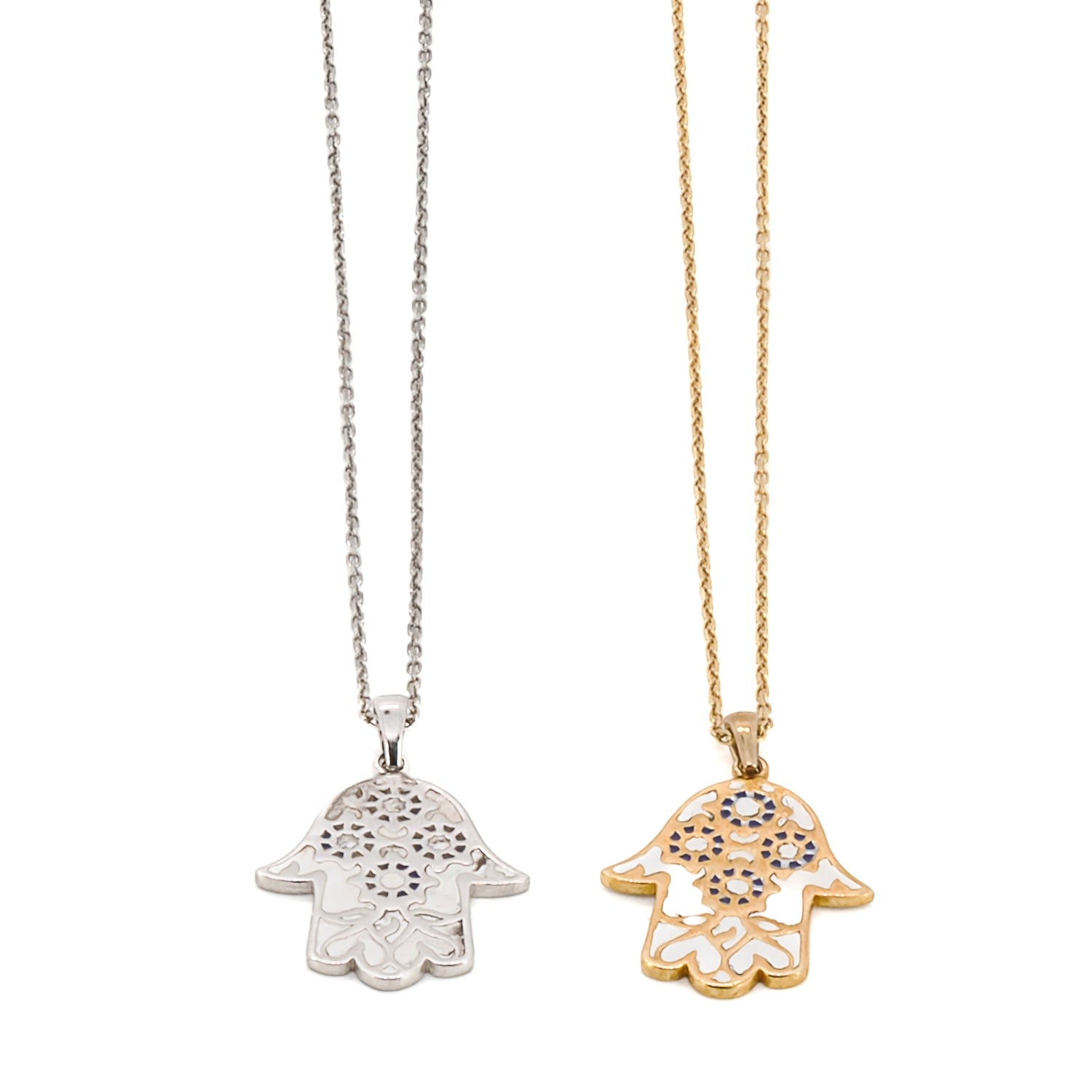 Women’s Pure Love Hamsa Necklace - Gold Ebru Jewelry