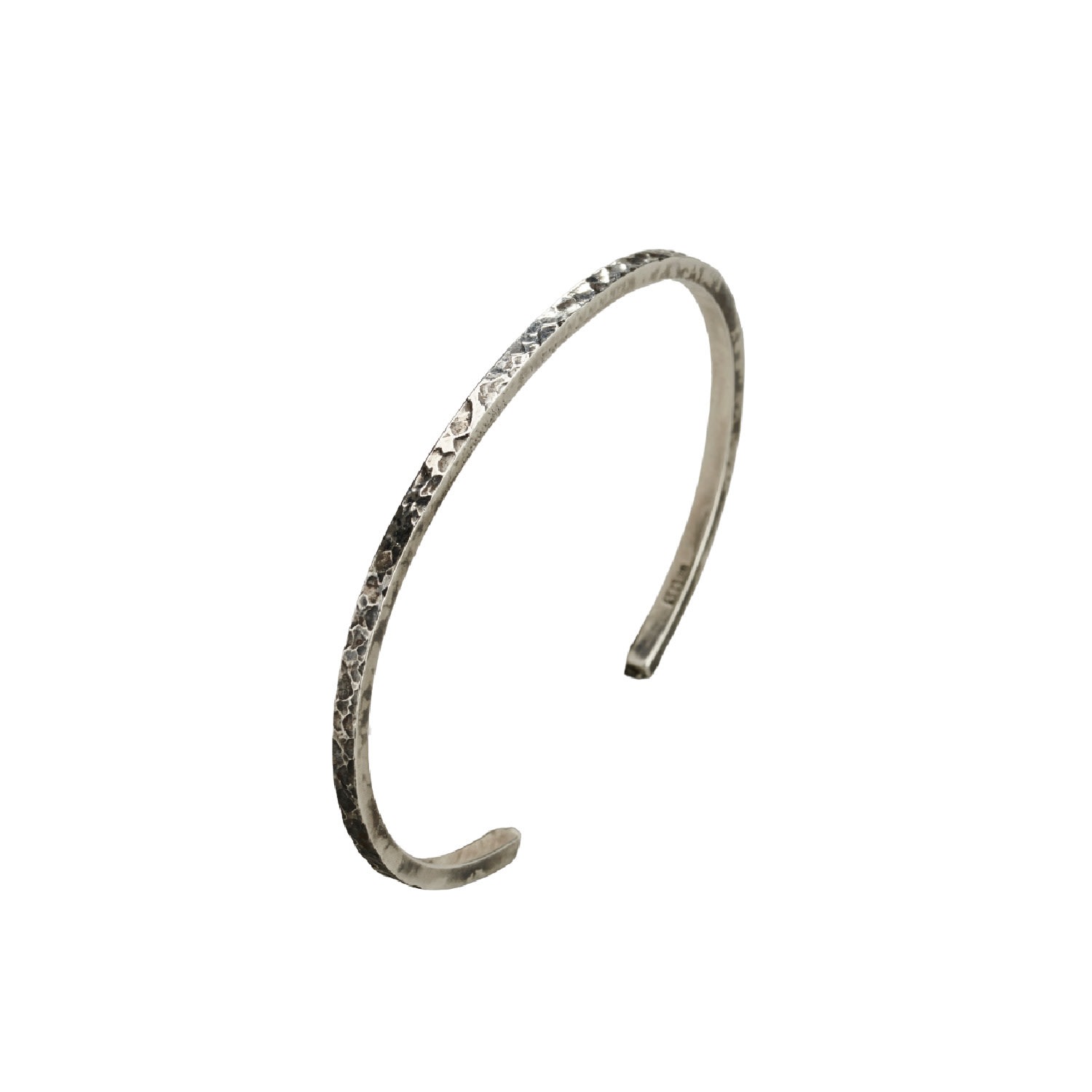 Mens Molten Silver Cuff Posh Totty Designs