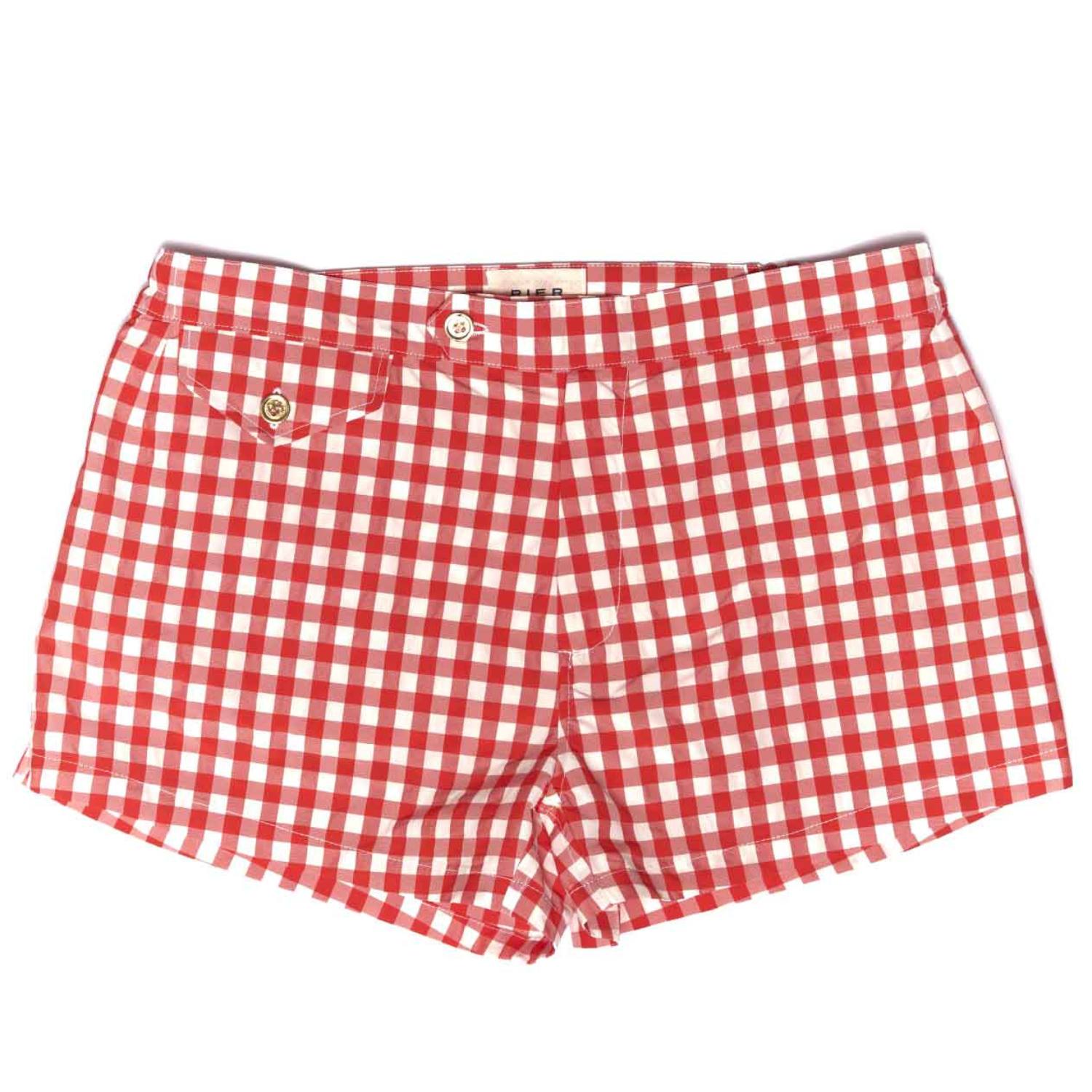 Men’s Ugo Checked Red Extra Large Pier Sicilia