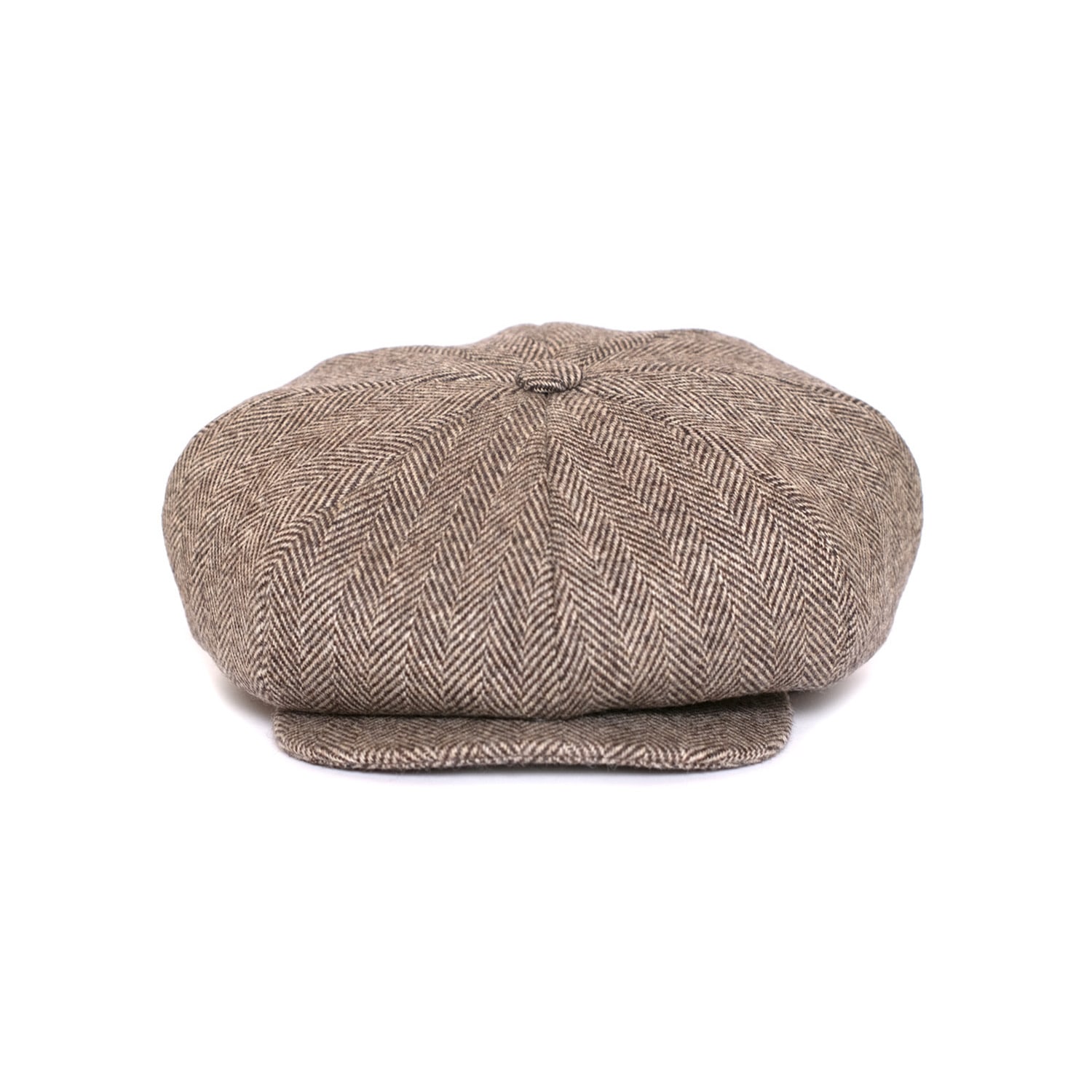 Men’s Grey Newsboy Cap - Fox Tweed Large Kimmo Halme