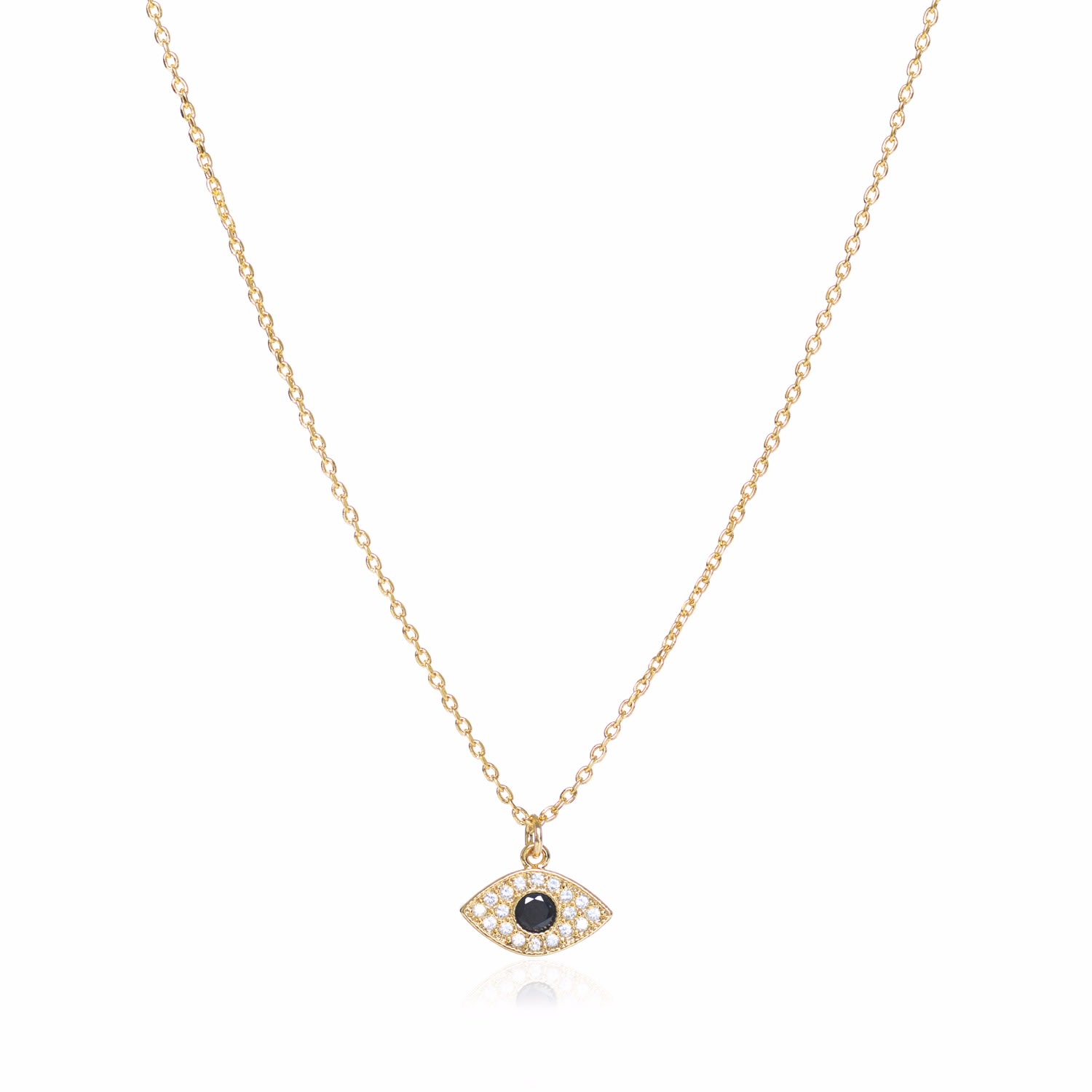 Women’s Gold Evil Eye Necklace C. j.m