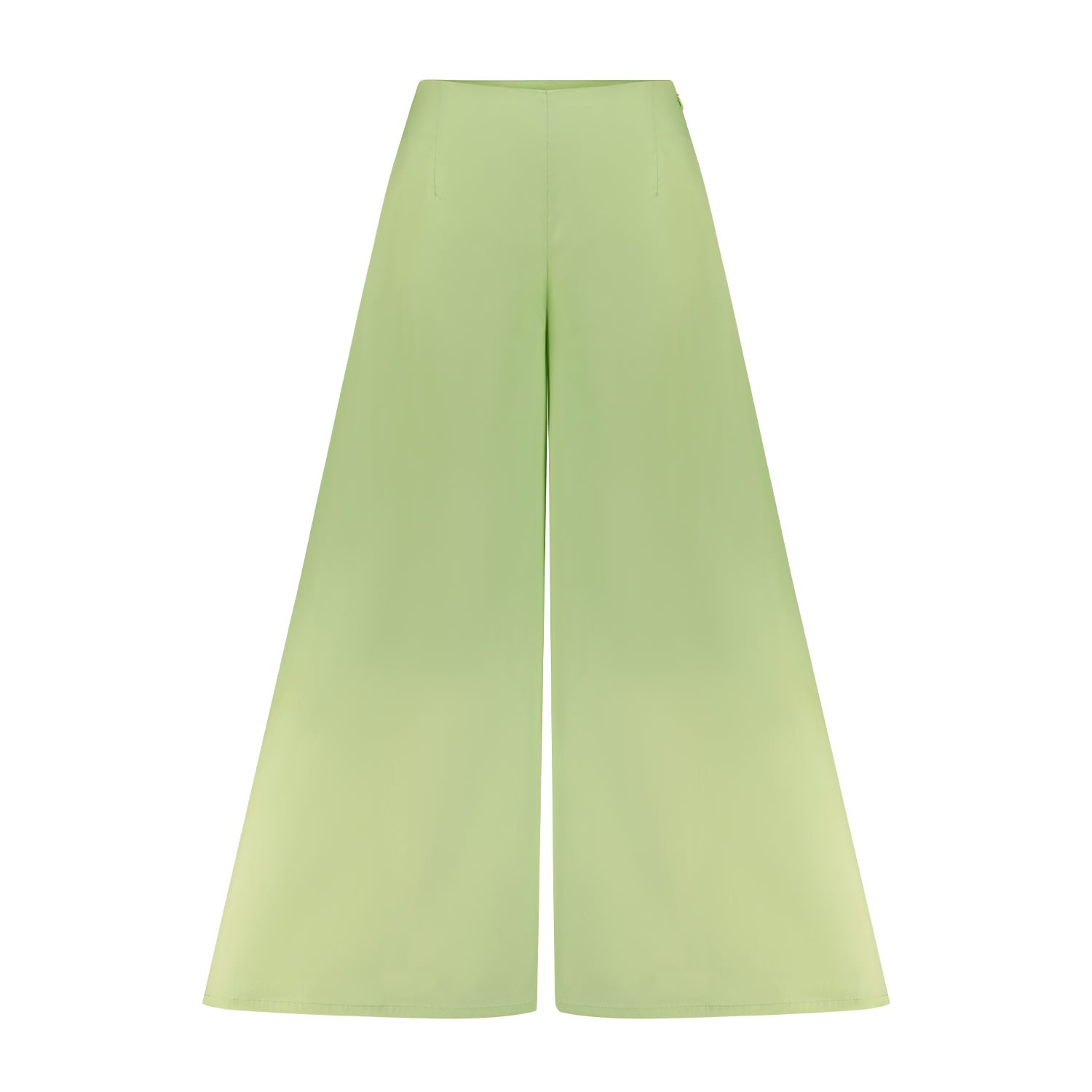 Women’s Quirky Flared Pants- Green Small Azzalia