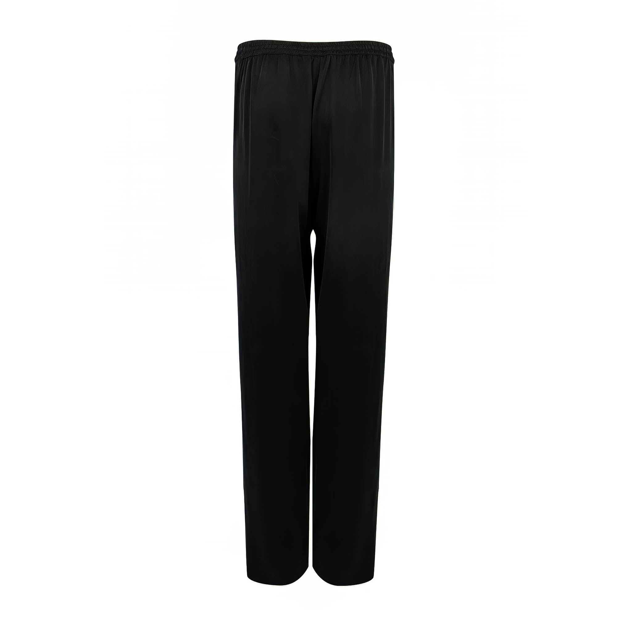 Women’s Silk Dreamscape Pyjama Pants Black Medium Nokaya