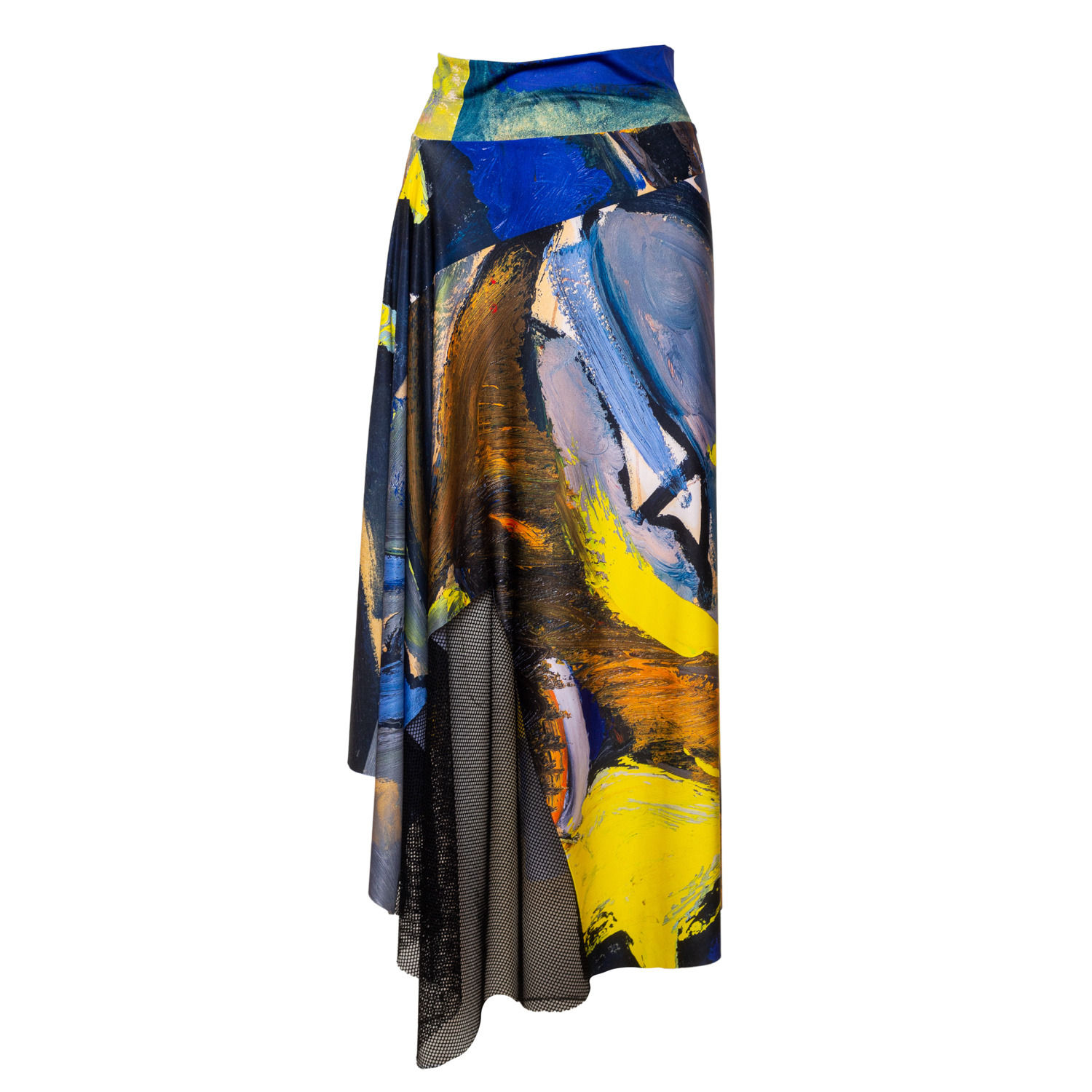 Women’s Blue Bird Printed Skirt M/L Artista