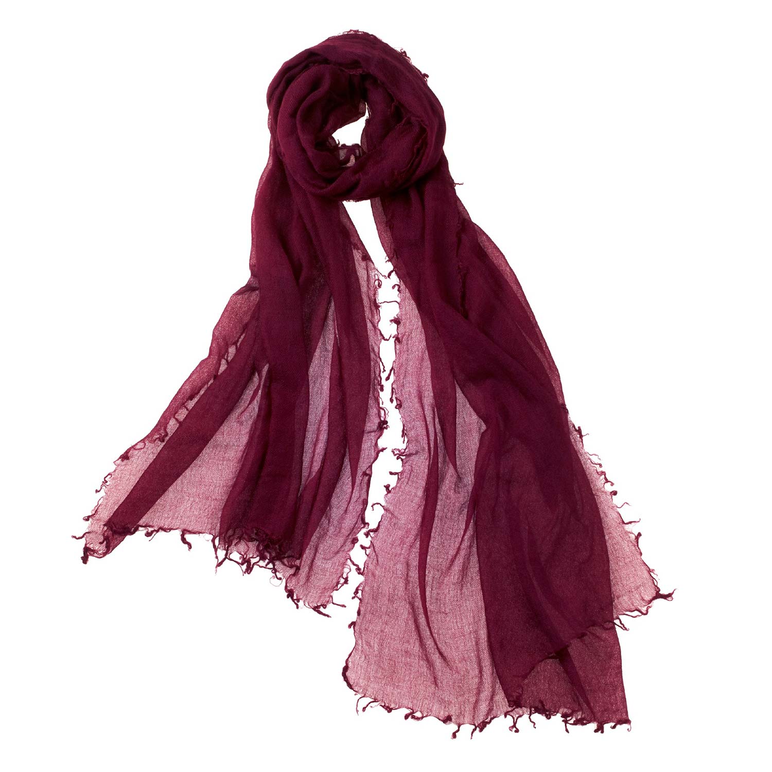 Women’s Pink / Purple Alpine Cashmere Alta Scarf - Wine