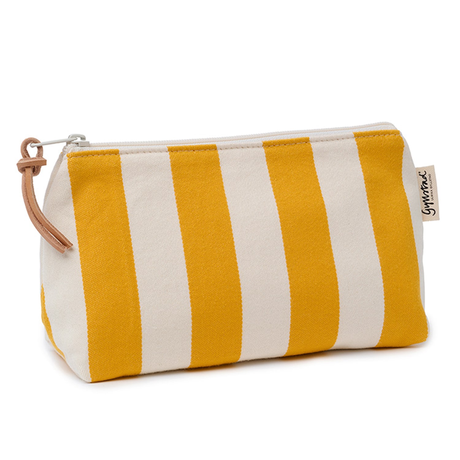 Yellow / Orange Nora Stripe Palermo Yellow Wash Bag M Gyllstad