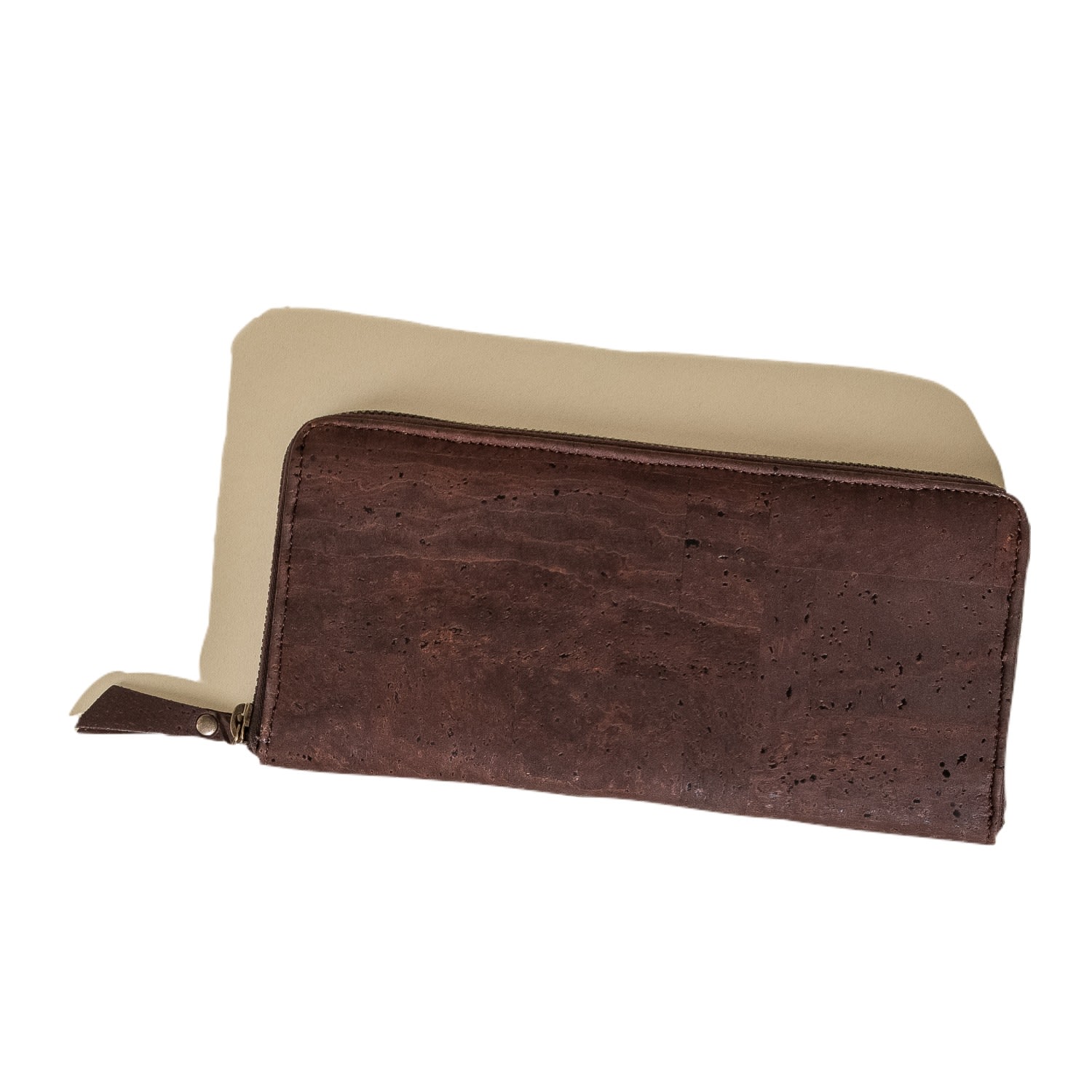 Women’s Just Right Cork Wallet - Brown Tiradia Cork