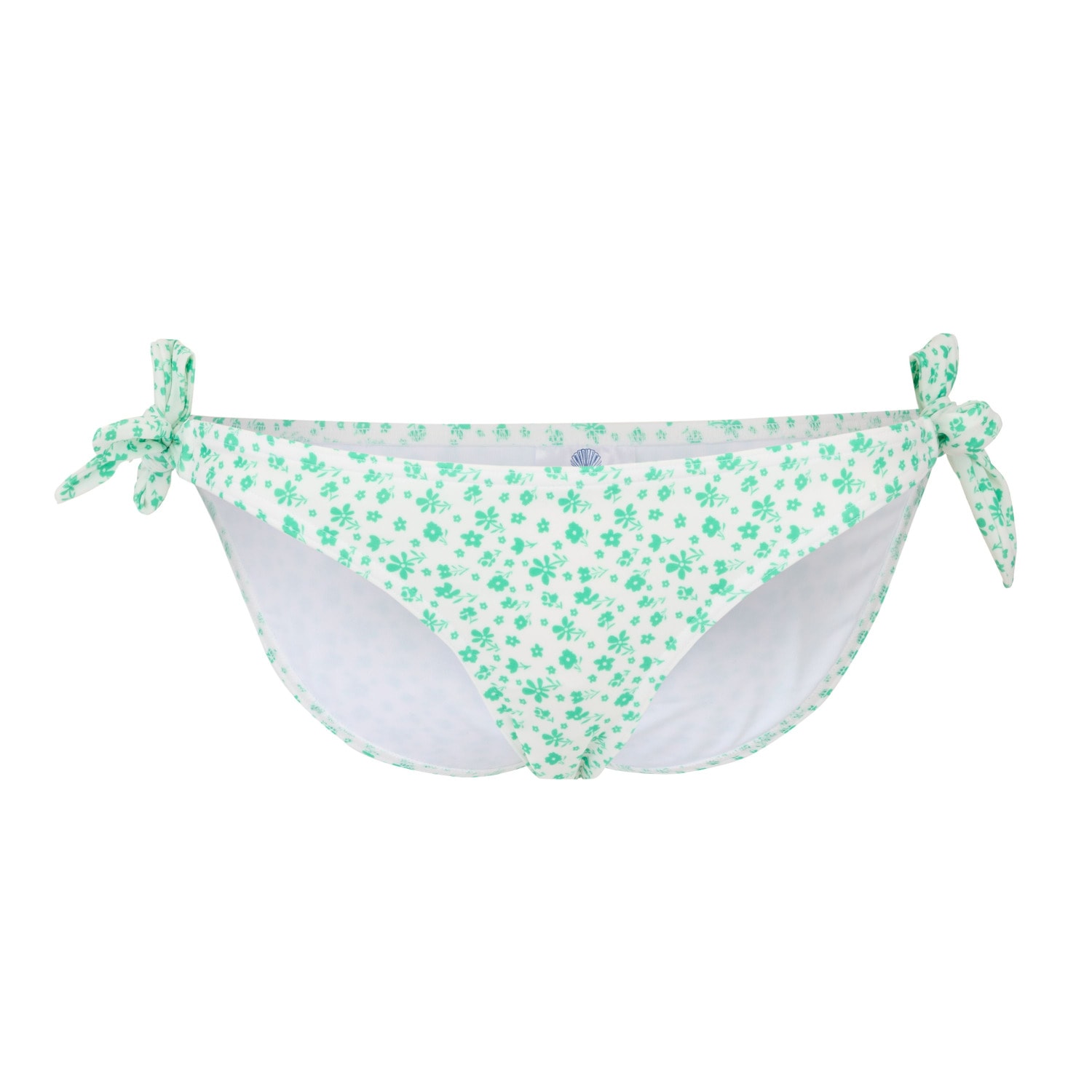 Women’s Mary Floral Bikini Bottoms Apple Green/White Small Bridie & Bert Ltd