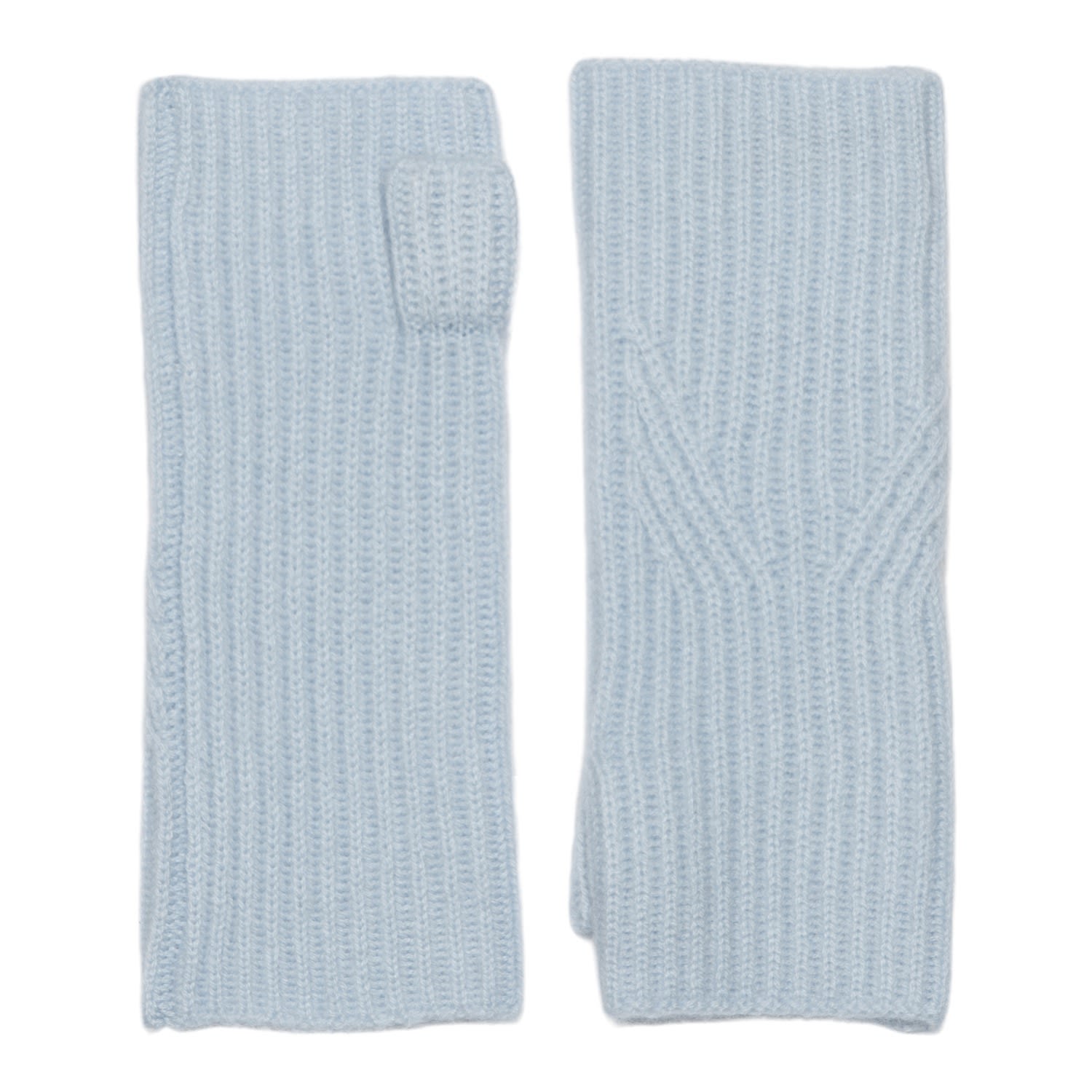 Women’s Cashmere Mitt In Whisper Blue One Size Loop Cashmere