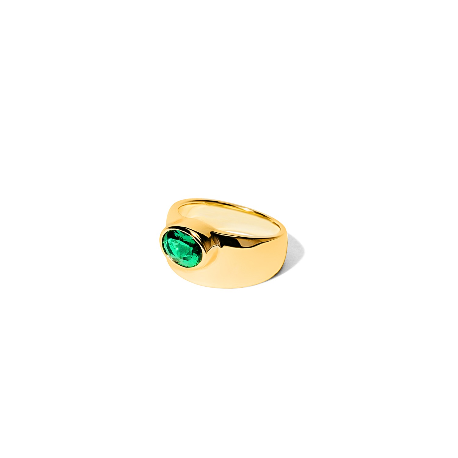 Women’s Green Zelda Ring With Emerald Minnie Lane