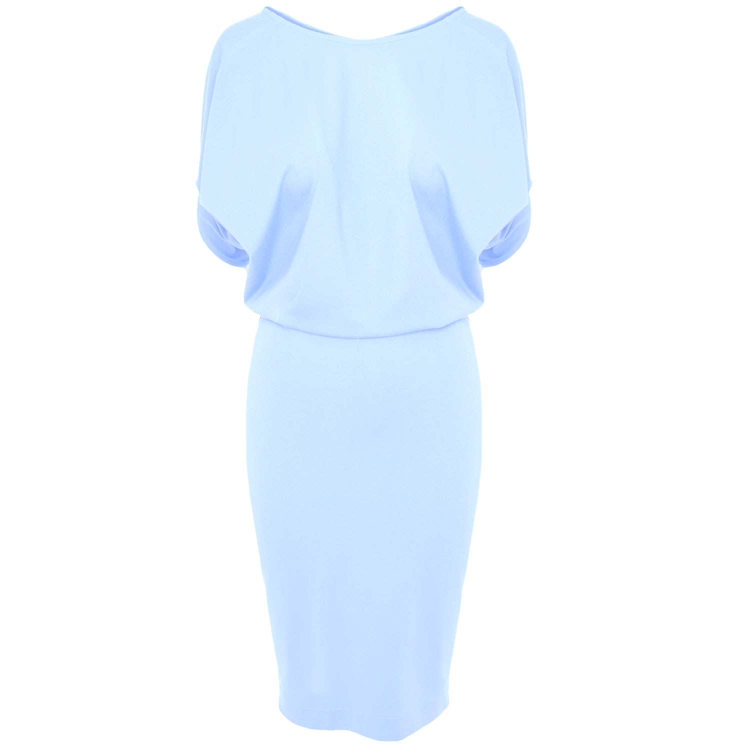 Women’s Paris Jersey Midi Dress In Baby Blue Extra Small Roserry