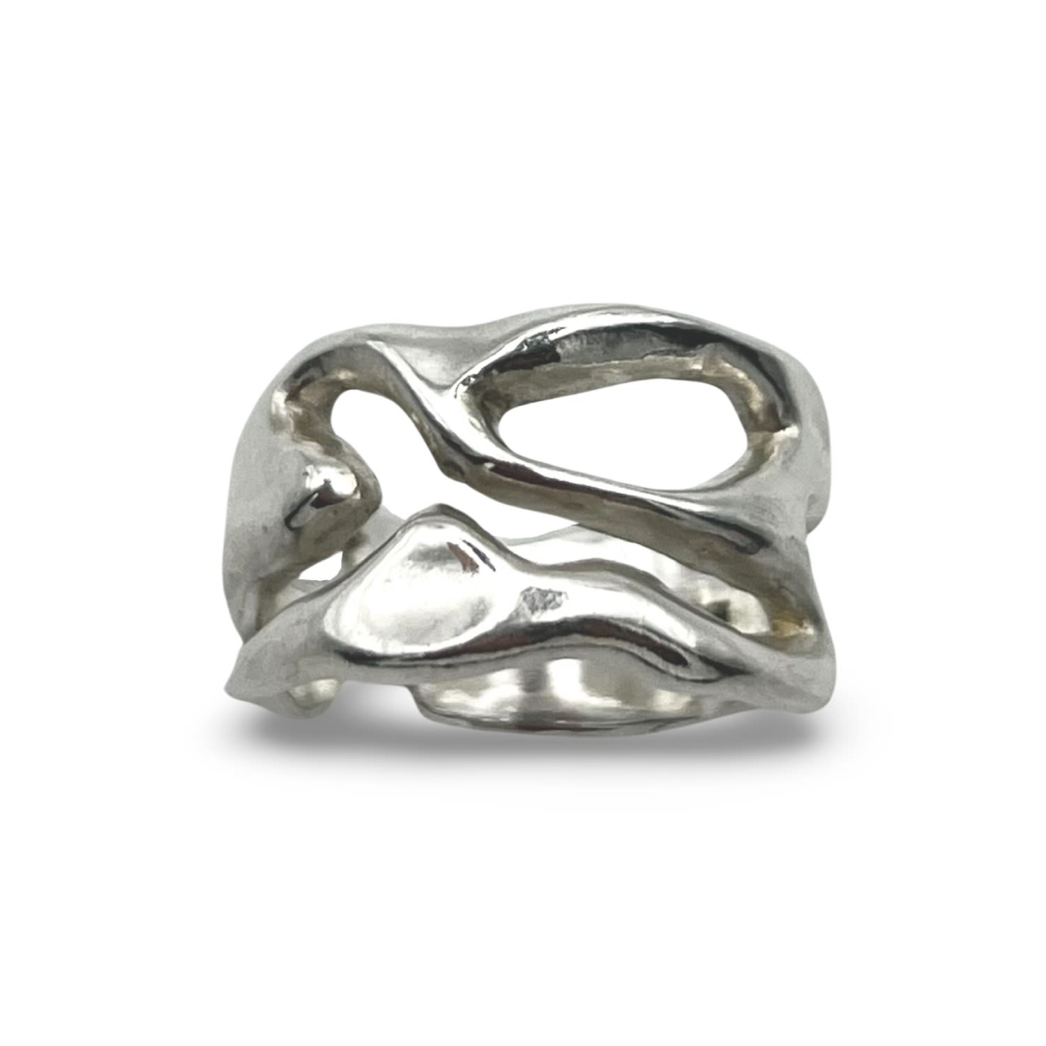 Women’s Silver The Mercury Ring Sylvah Jewellery