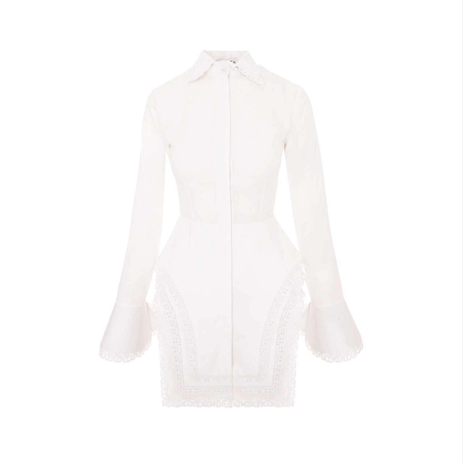 Women’s Alexandra Gots Organic Cotton Shirt In White Medium Aleksander Revas