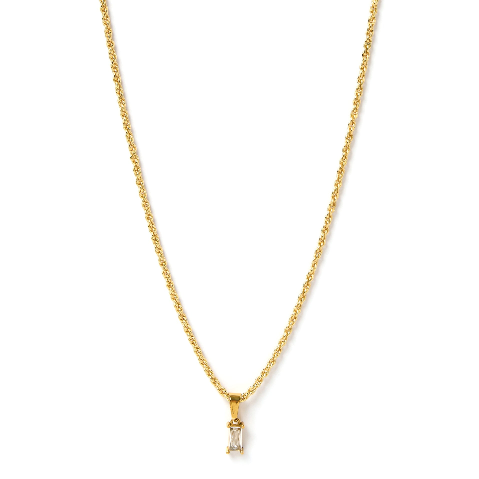 Women’s Gia Gold Necklace - White Arms of Eve