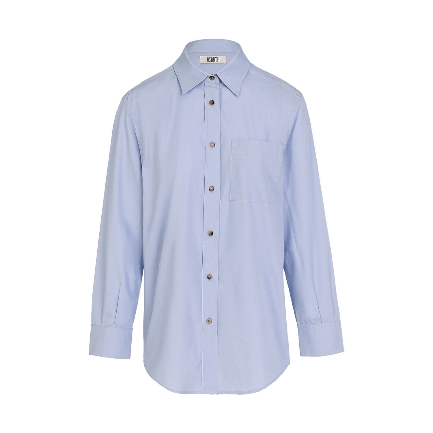 Women’s Urembo Boyfriend Shirt - Blue Large Asantii