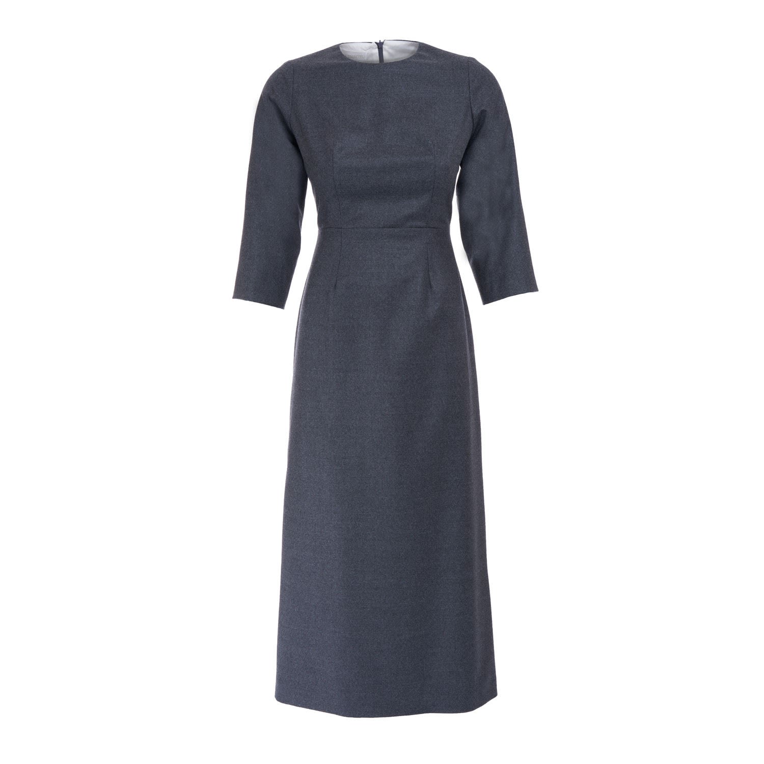 Women’s Grey Formal Dress In Wool Xxs Sofia Tsereteli