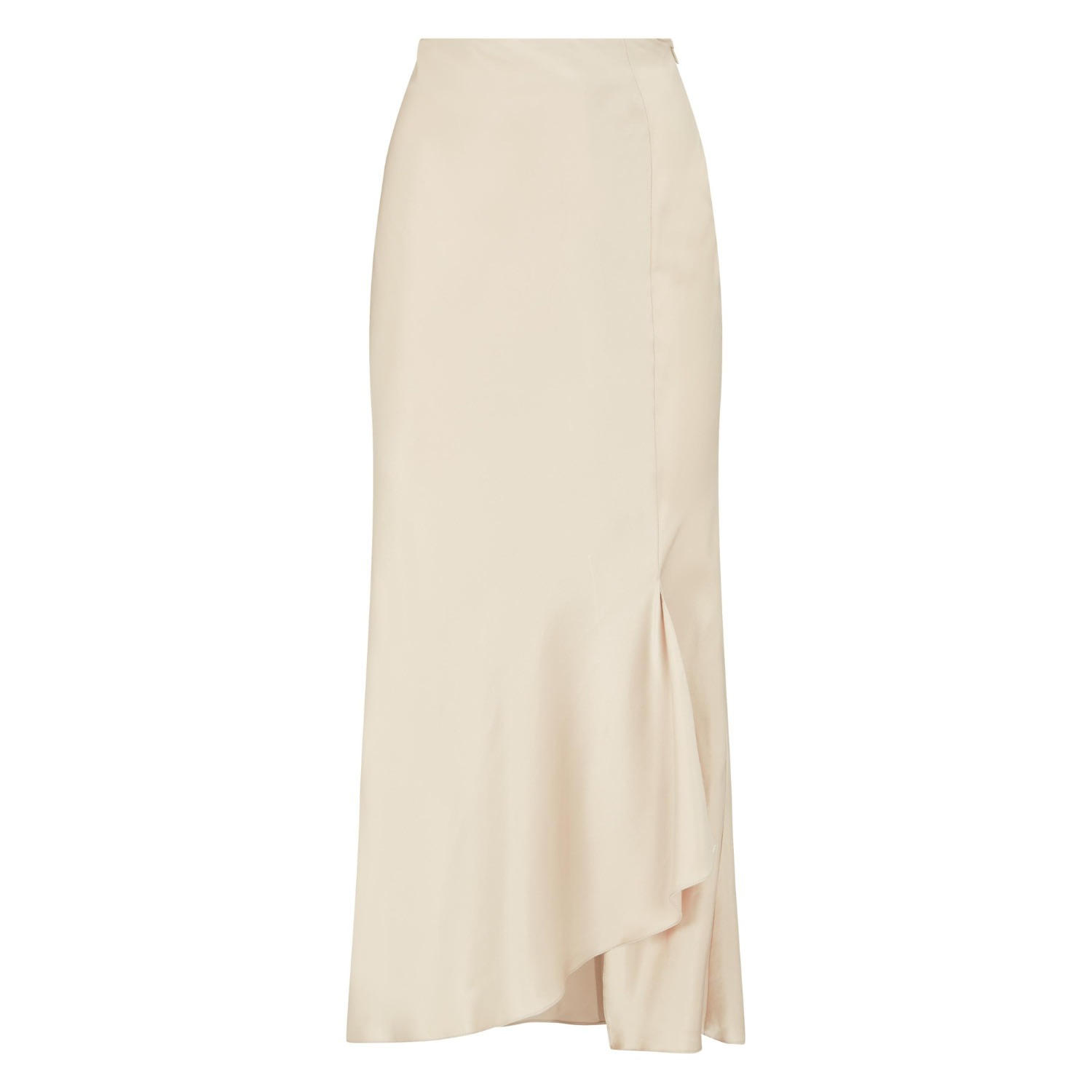 Women’s Midi Skirt - White Extra Small Silked London