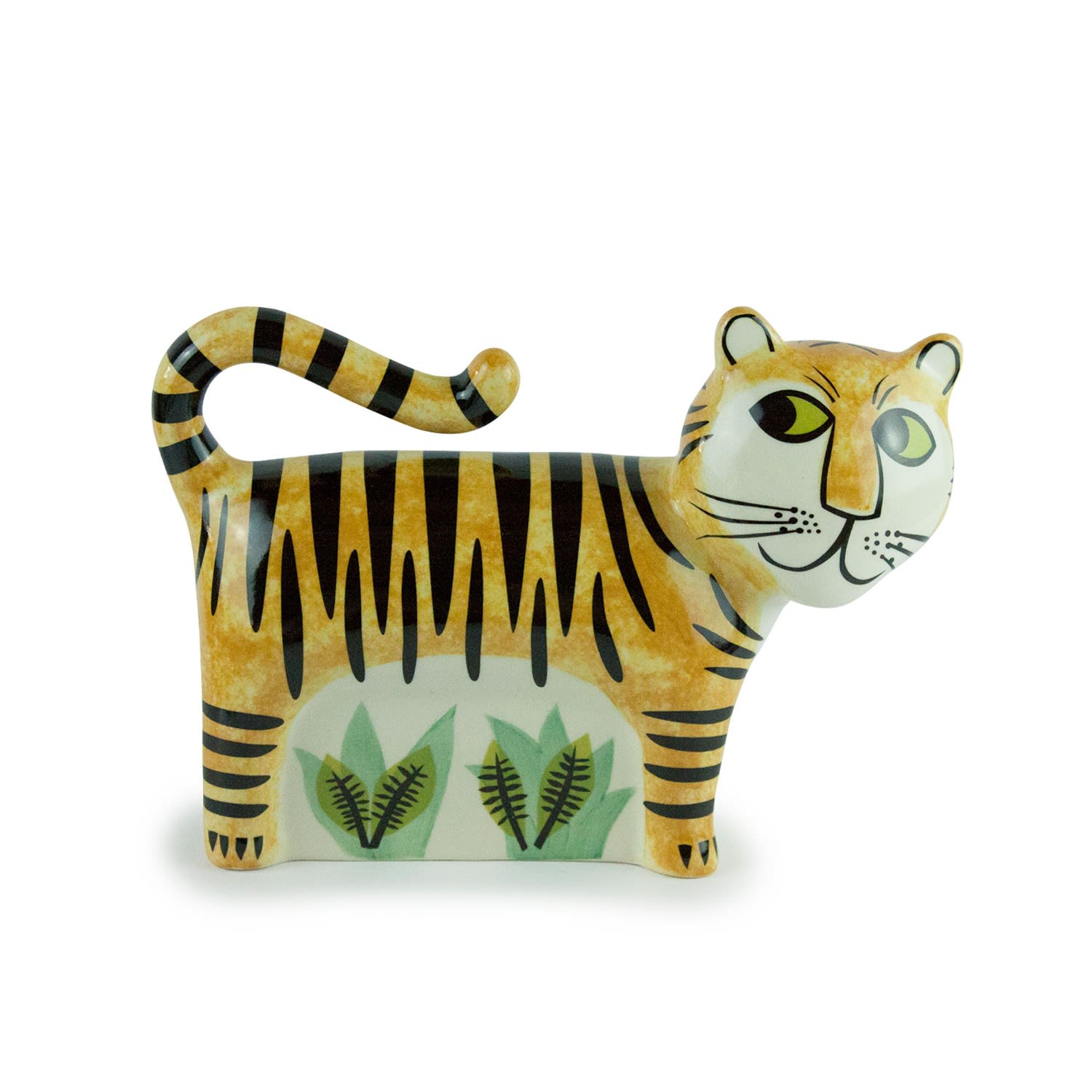 Yellow / Orange Tiger Money Box Hannah Turner