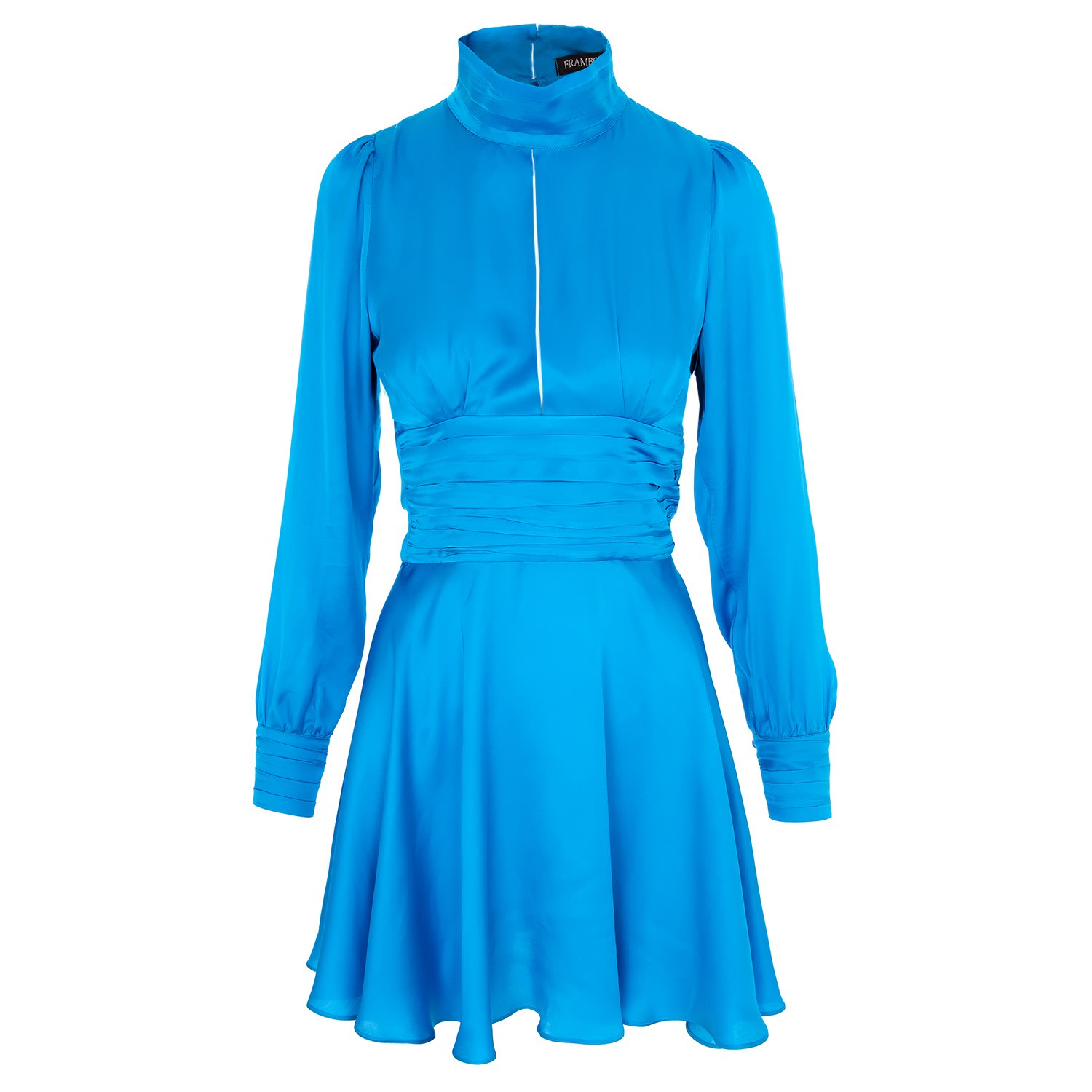 Women’s Daria Mini Blue Silk Dress Small Framboise