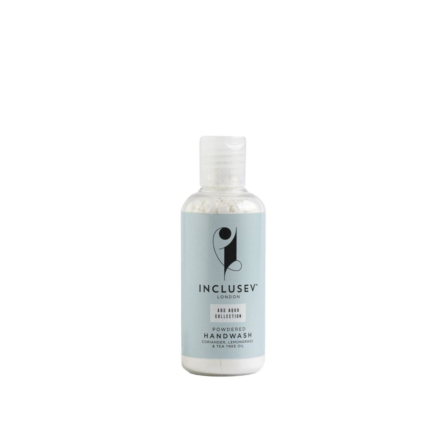 White Inclusev Powdered Handwash- Coriander, Lemongrass & Tea-Tree Oil Inclusev Cosmetics