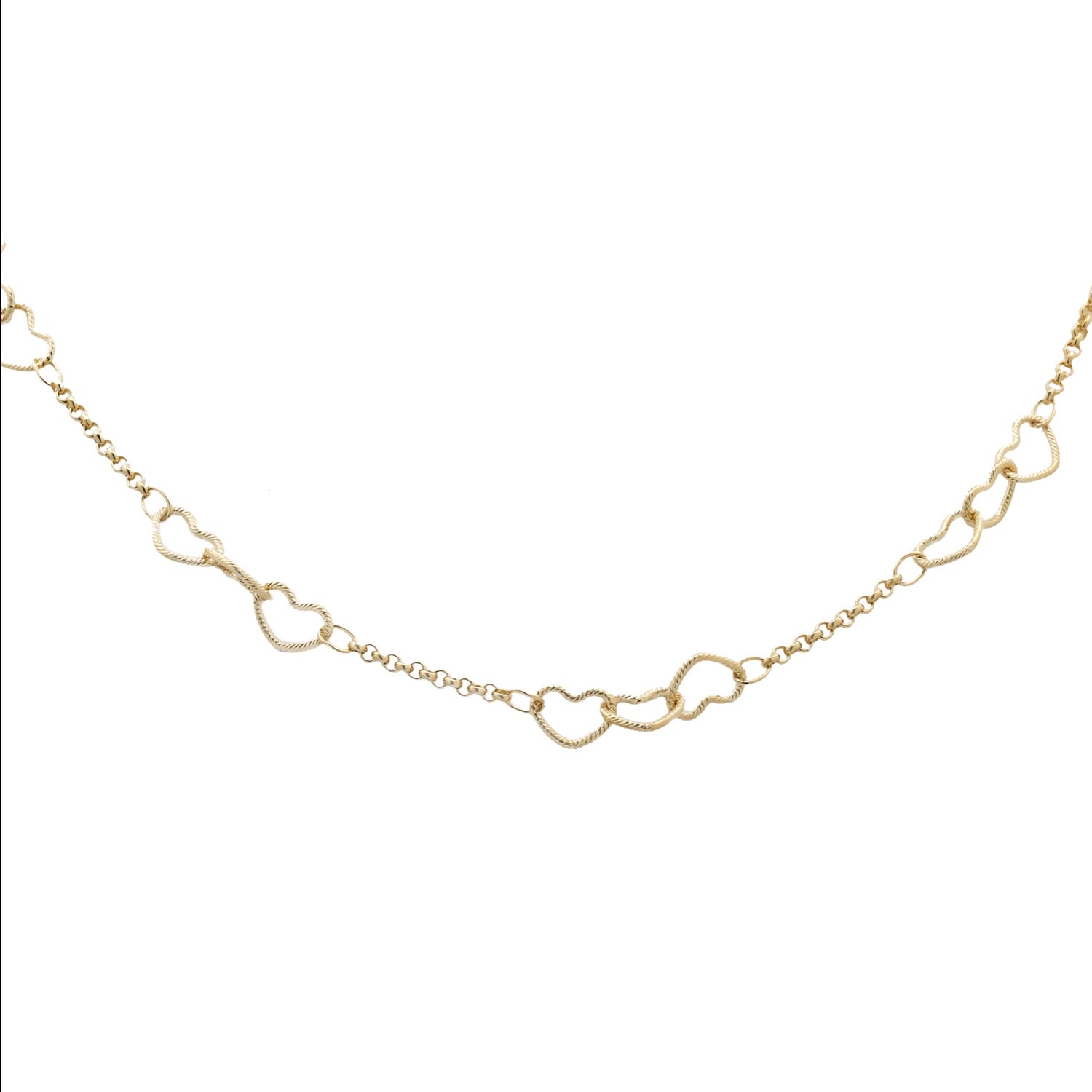 Women’s Gold Joelle Long Delicate Heart Necklace Marcia Moran