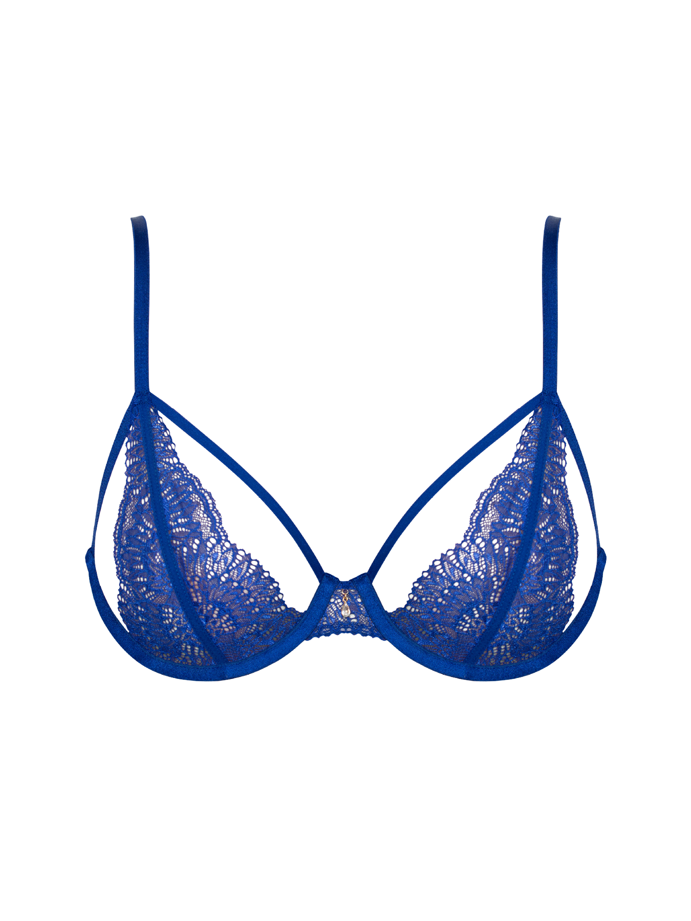 Women’s Pamela Ouvert Bra Royal Blue Large Bonbon Lingerie