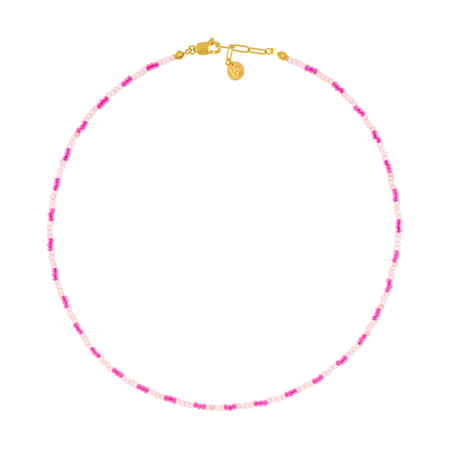 Women’s Gold / Pink / Purple Beach Necklace I No.2 Bonjouk Studio